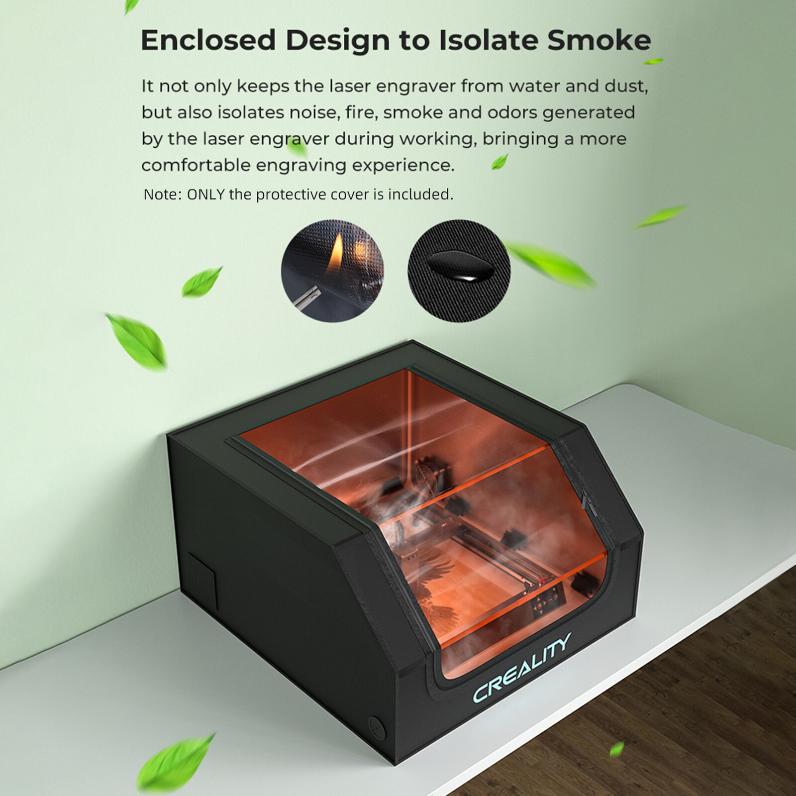 Creality Laser Engraver Enclosure with Ventilation Eye S8D8 Protective Cover