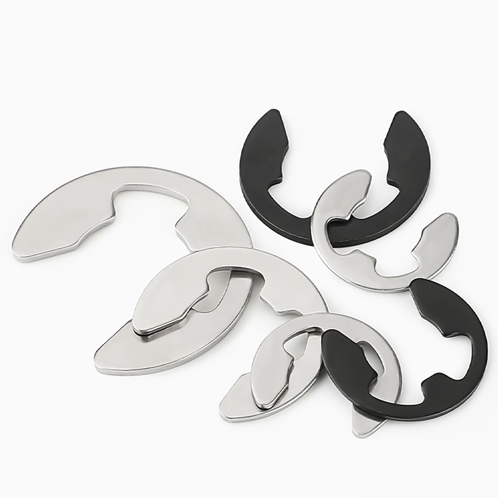 Stainless Steel E-Clips External Retaining Washers C-Clip All Size 6mm To 150mm