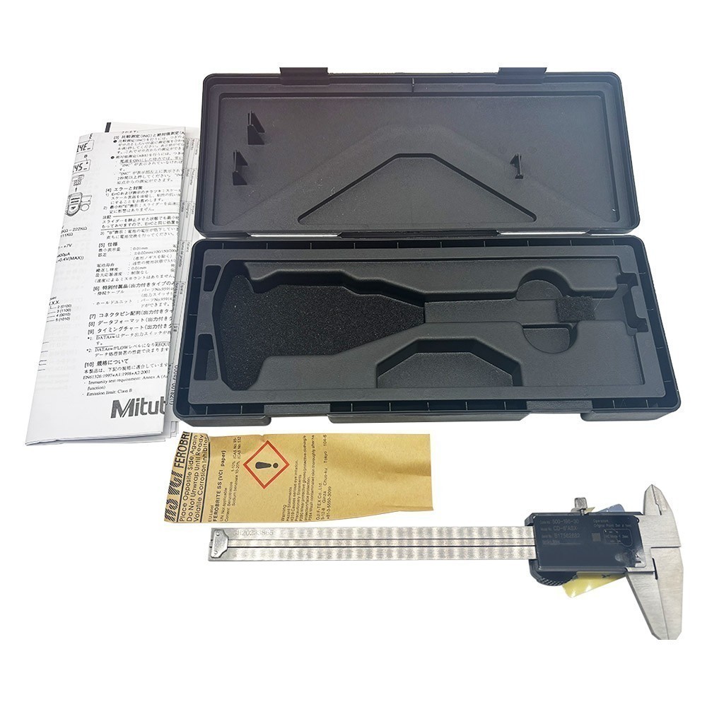 OEM New 500-196-30 Mitutoyo Absolute Digimatic Caliper (0-150 mm / 0-6″)