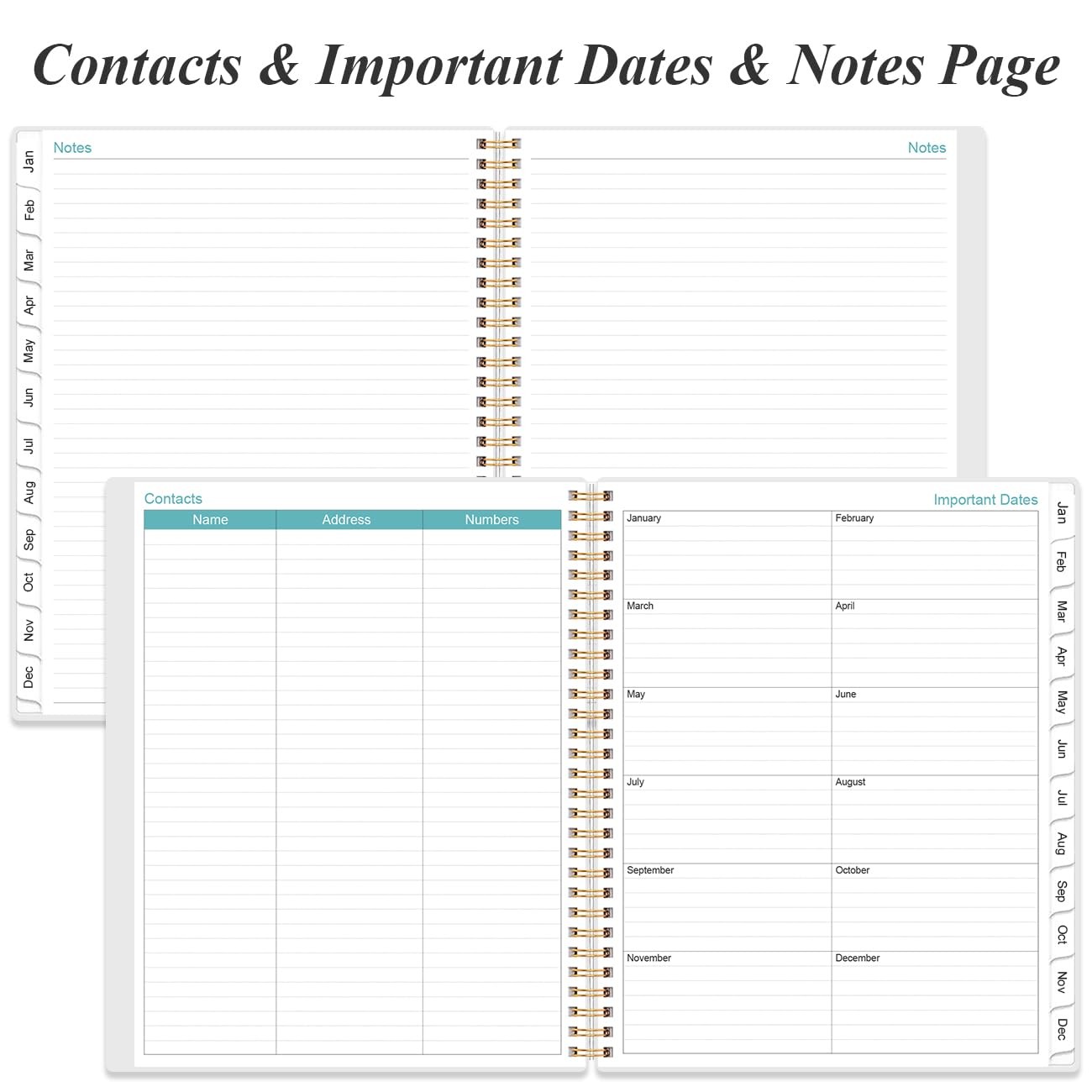 2026 Planner – Planner 2026 from January 2026 to December 2026 with 12 Monthl…