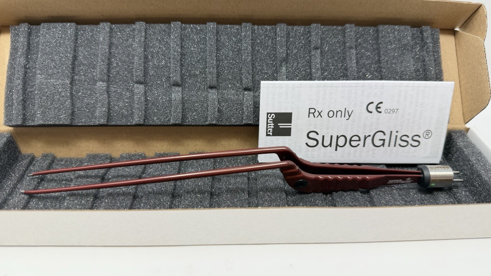 Sutter SuperGliss Non-Stick Bipolar Forceps (78 32 75SGS)