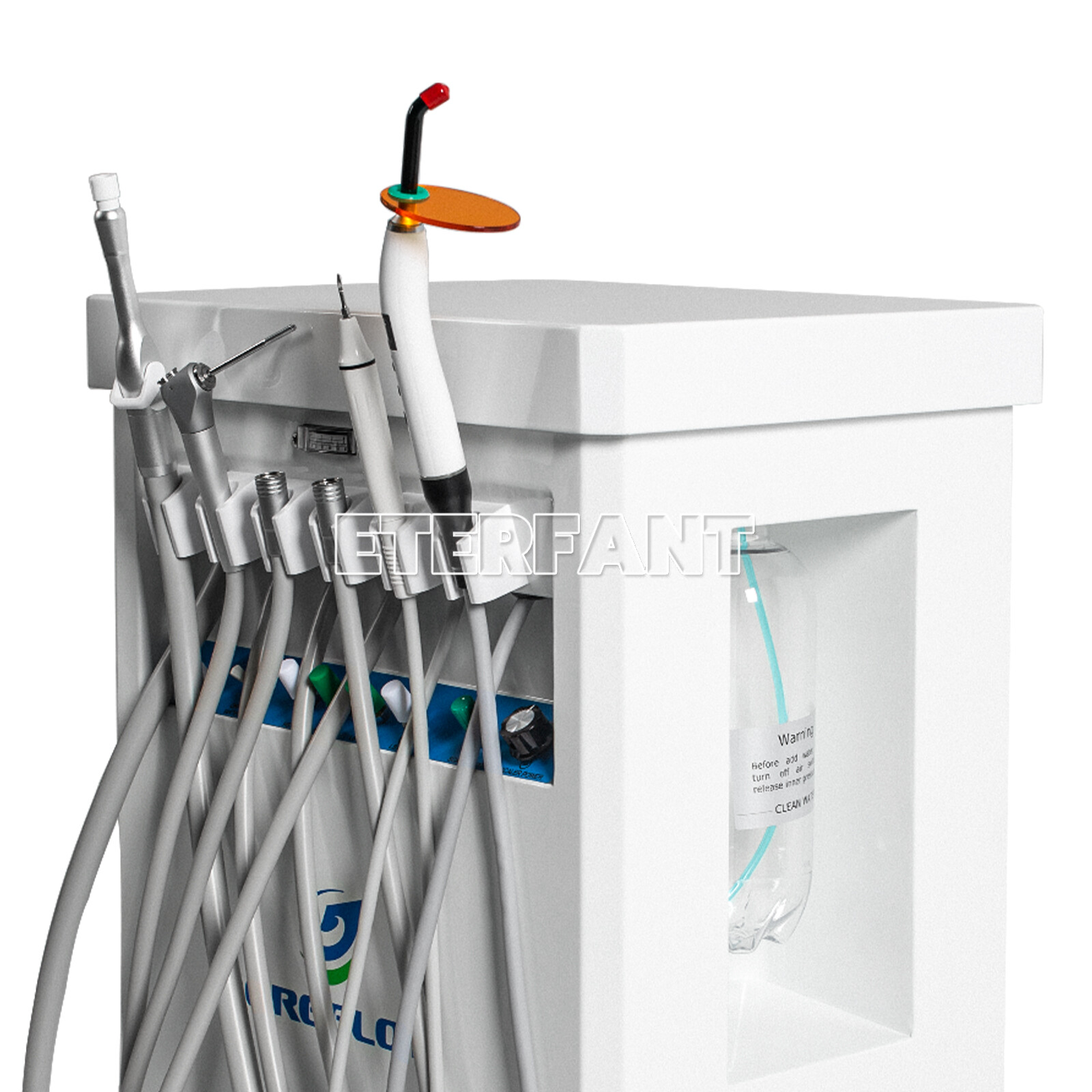 Dental Unit with Air Compressor Curing Light Scales/Unit Air Turbine 4Hole US