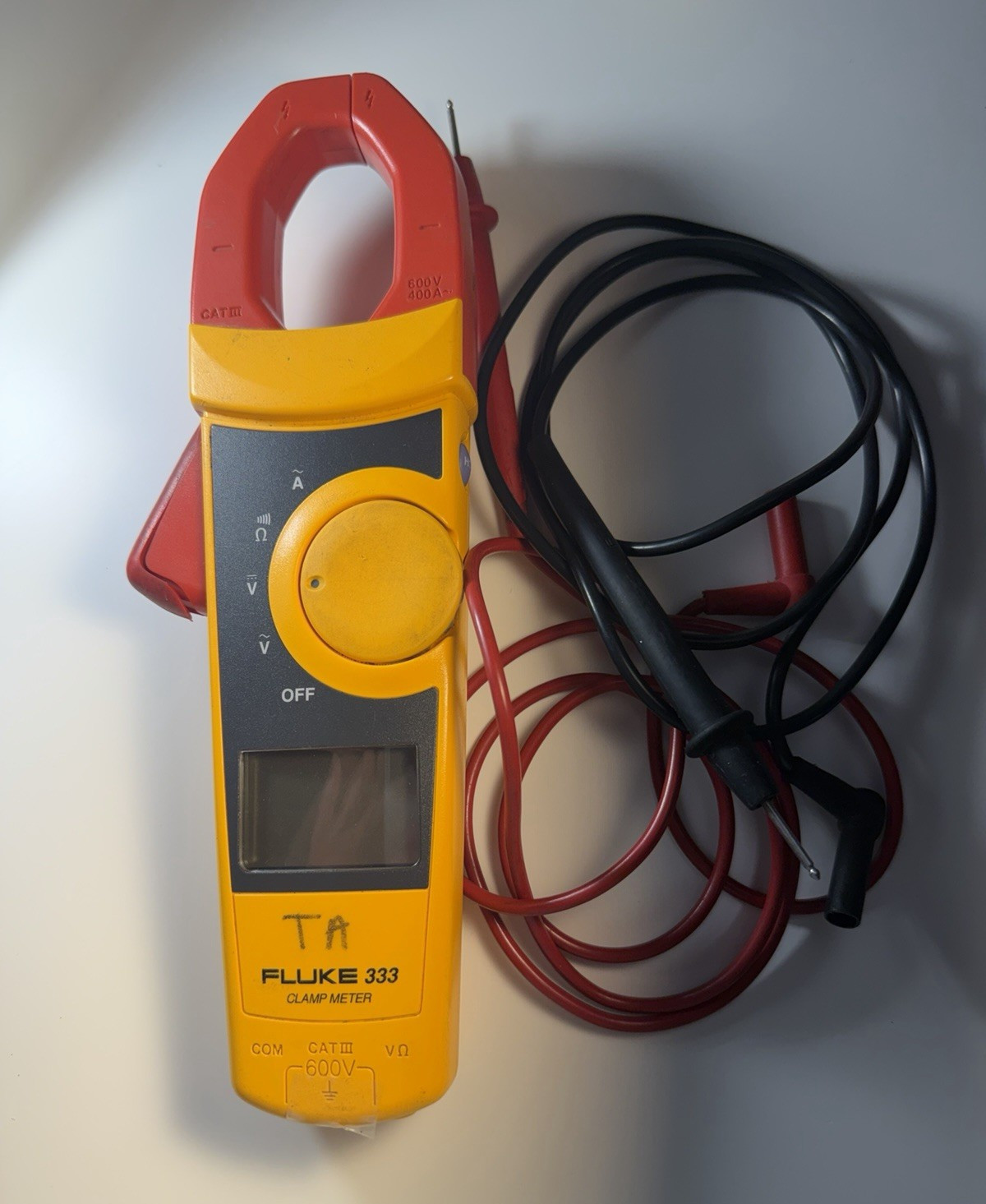 Fluke 333 CAT III 600V Clamp Digital Multimeter 400A AC, 6000 Count