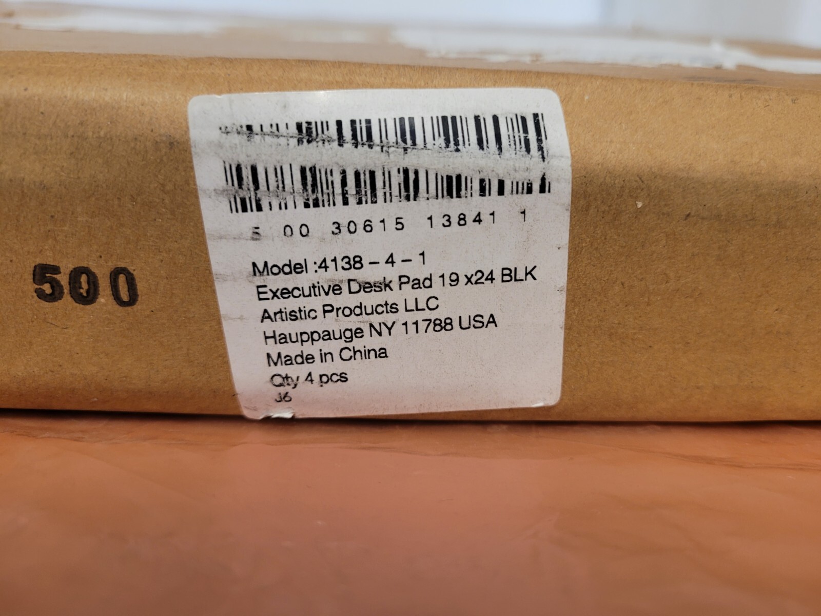 Lot of 4 Office Depot Microban 19 In X 24 In Padded Executive Desk Pad 4138-4-1