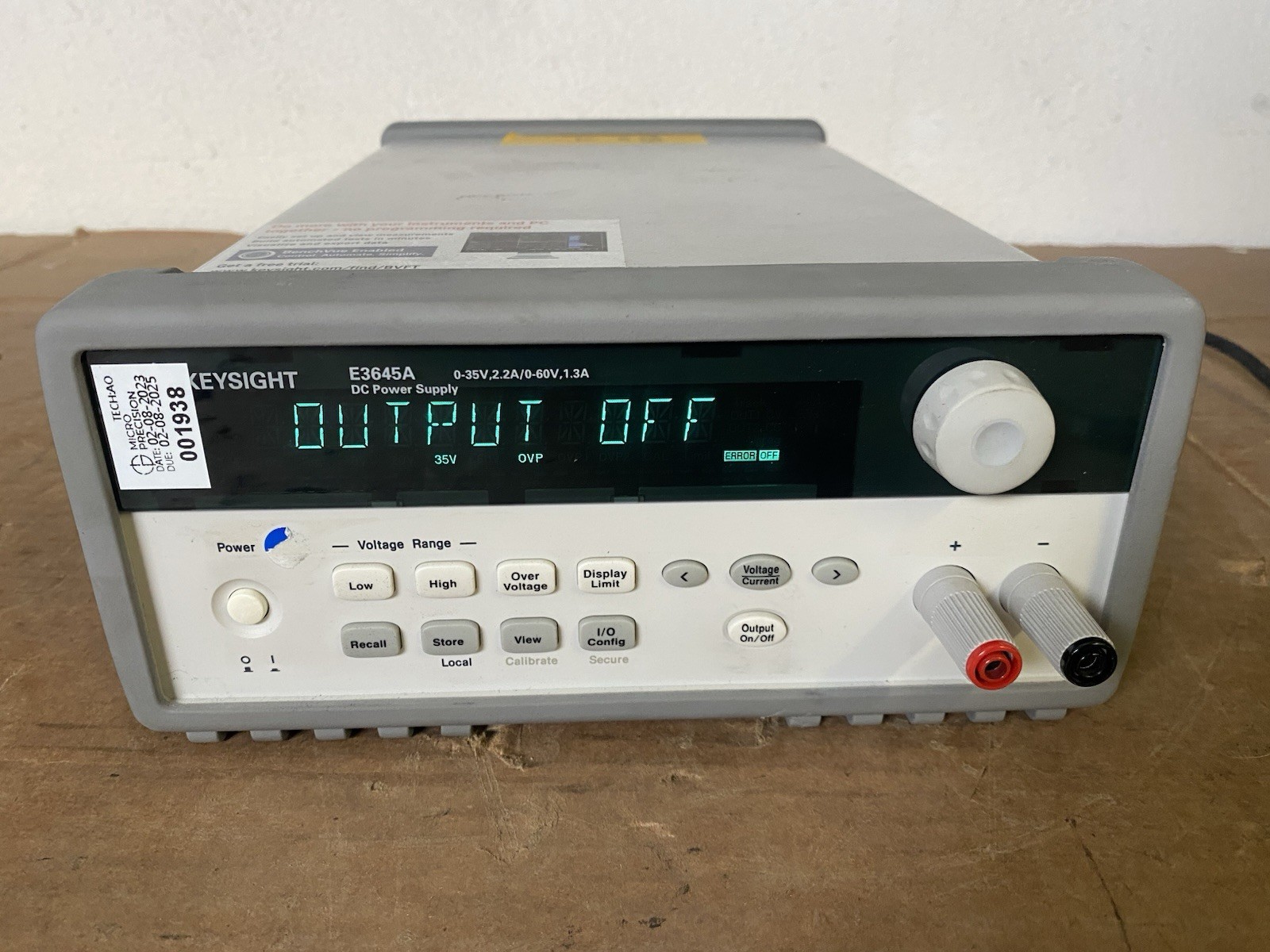 Genuine HP Keysight Agilent E3645A DC Power Supply 35V 2.2A 60V 1.3A