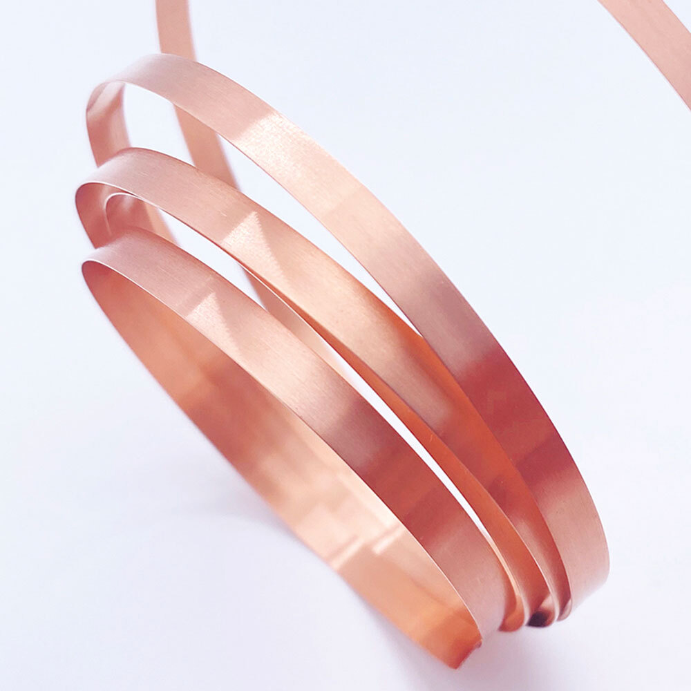1-10Rolls 0.3mm x 10mm x 1000mm 99.9% Copper T2 Cu Metal Sheet Foil Plate Strip
