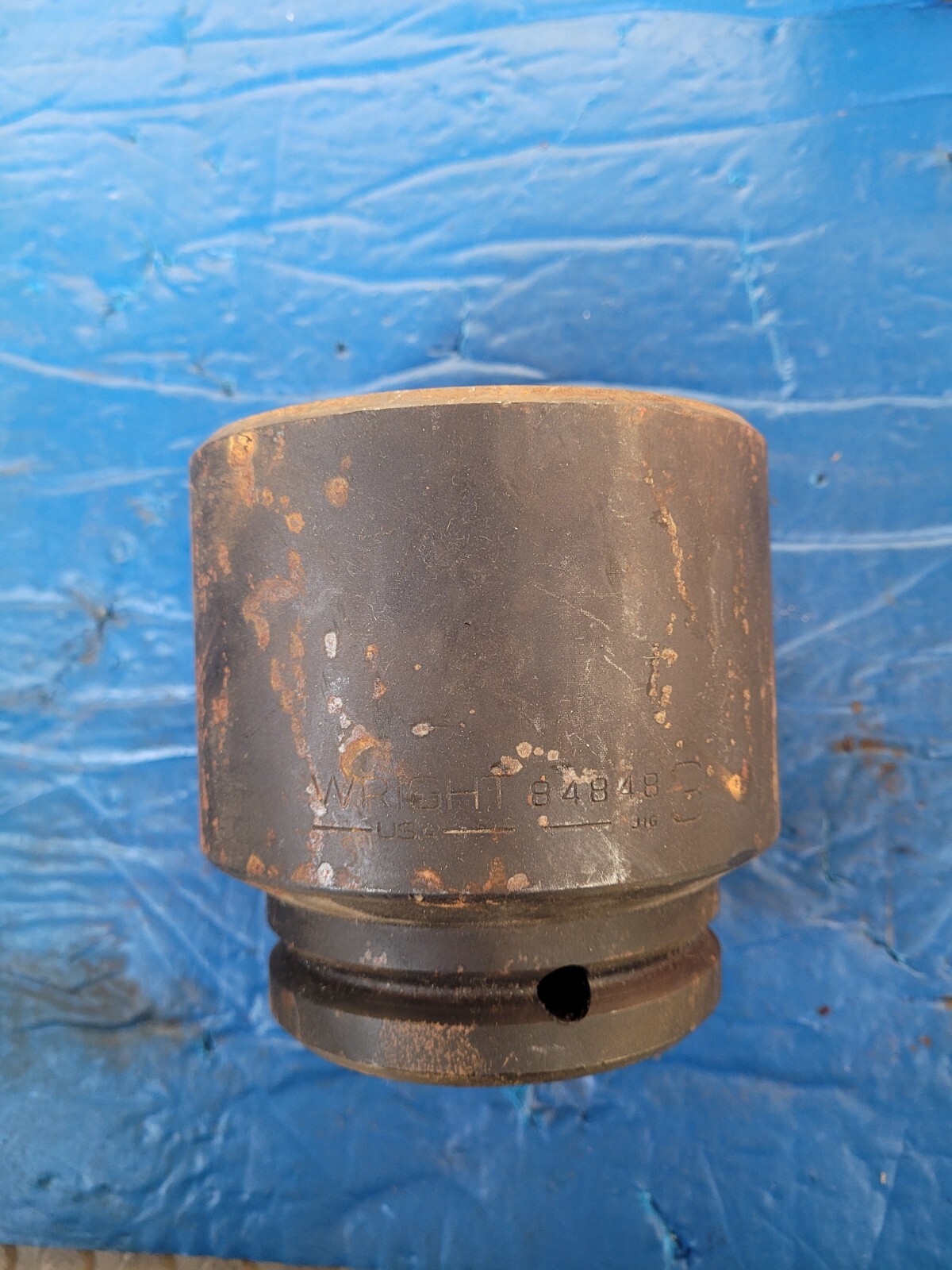WRIGHT TOOL 84848, 3″ Impact Socket, 1-1/2 In Drive, 6 point BIG HEAVY SOCKET