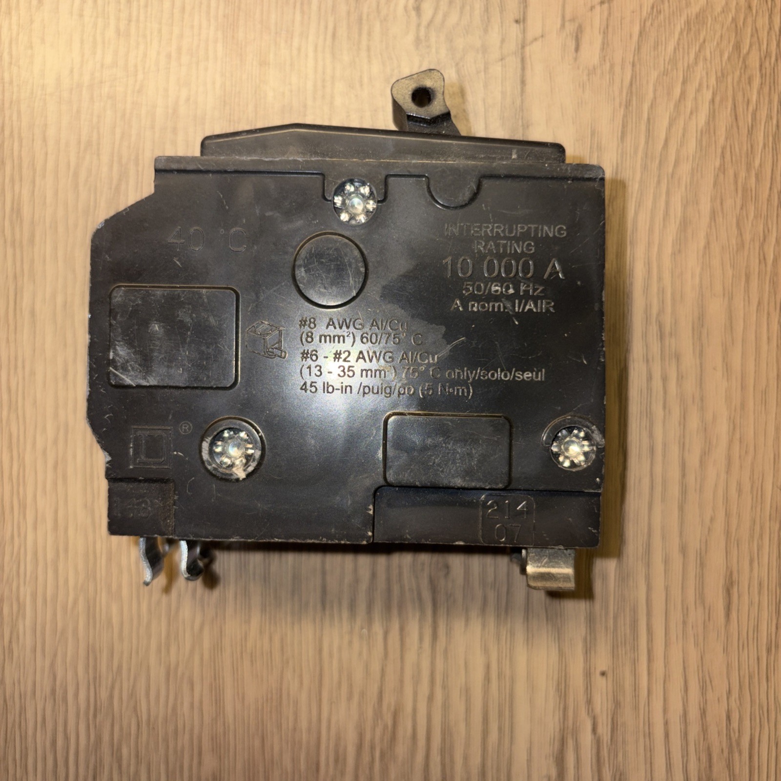 Square D QO260 Circuit Breaker 2pole 60 Amp QO Breaker 120/240V