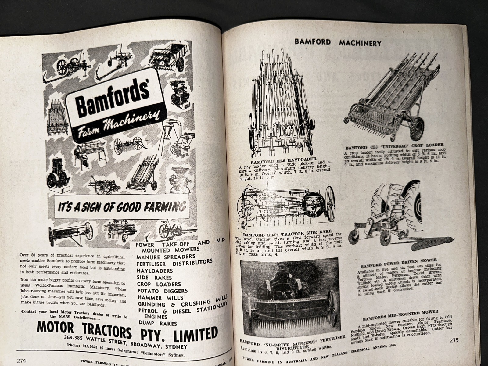 Power Farming in Australia and New Zealand Technical Manual – 1954 – Tractors