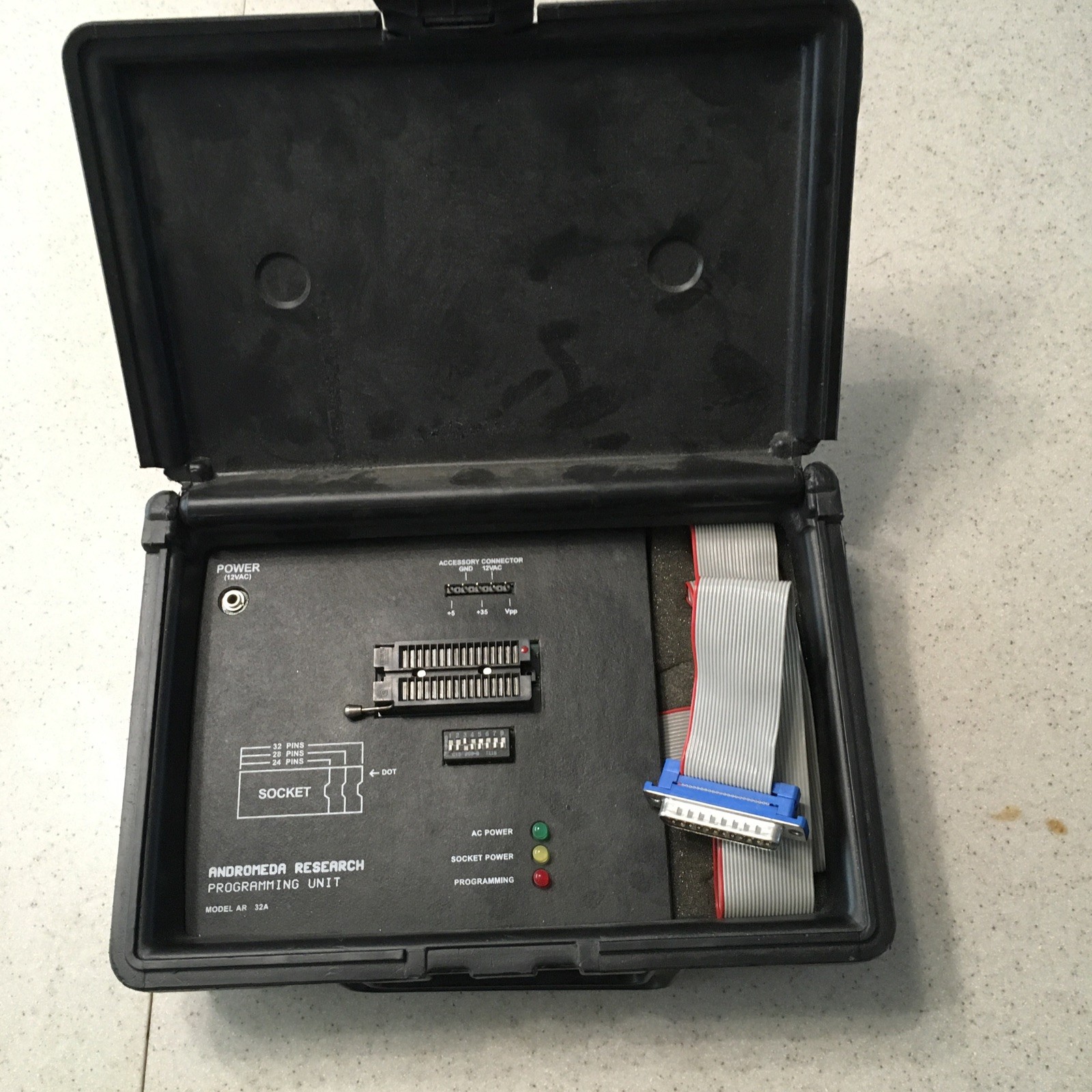 Andromeda Research AR-32A EPROM Programmer Unit No Power Supply EUC