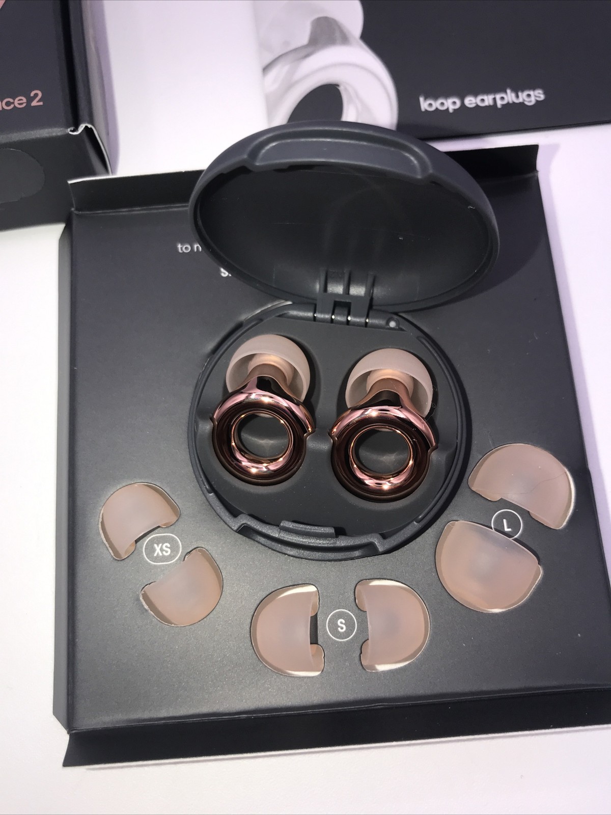 Loop Experience 2 Ear Plugs NRR 12 Stylish Certified Hearing Protection-RoseGold