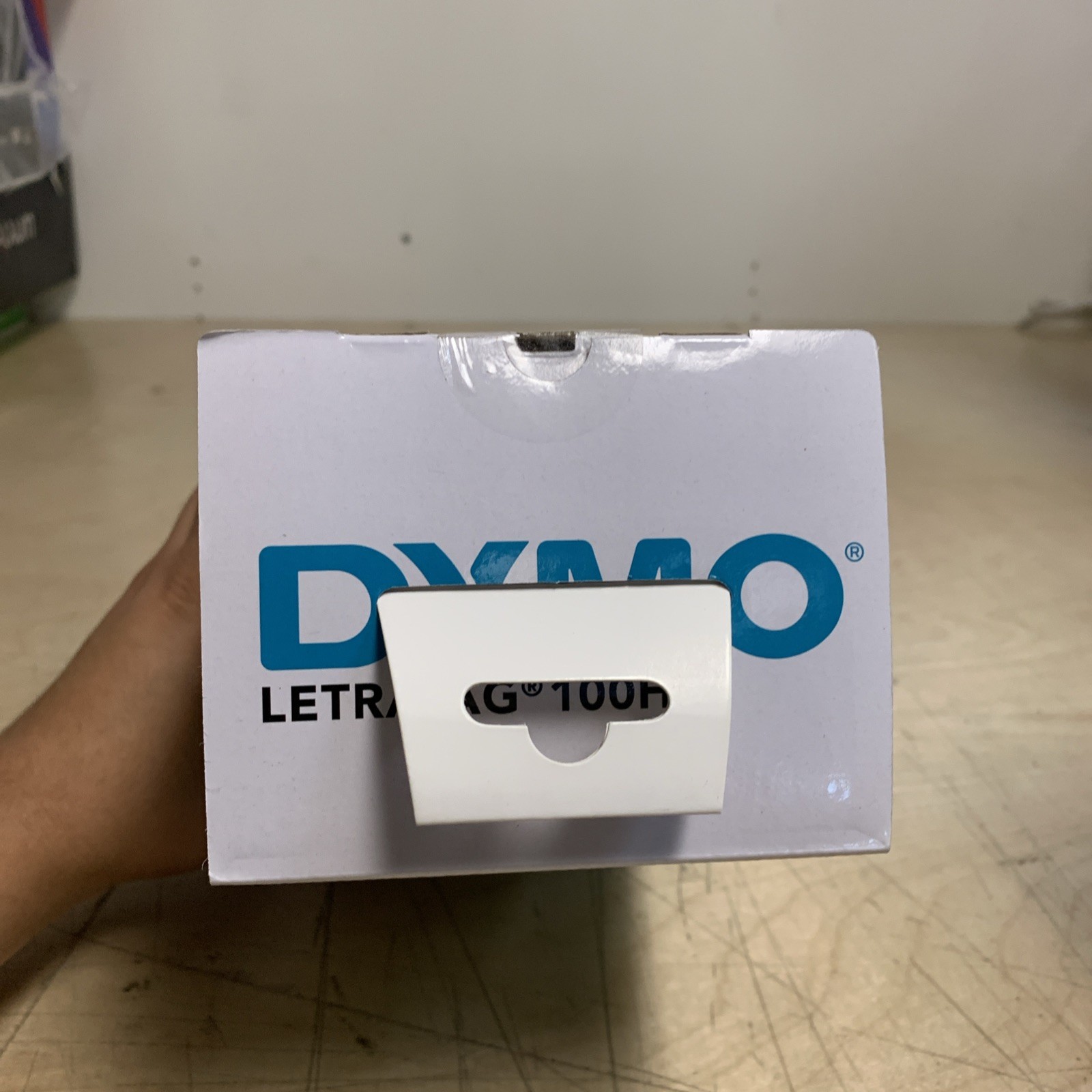 DYMO Portable Printer Handheld Label Maker Black Silver Letratag 100H+ New