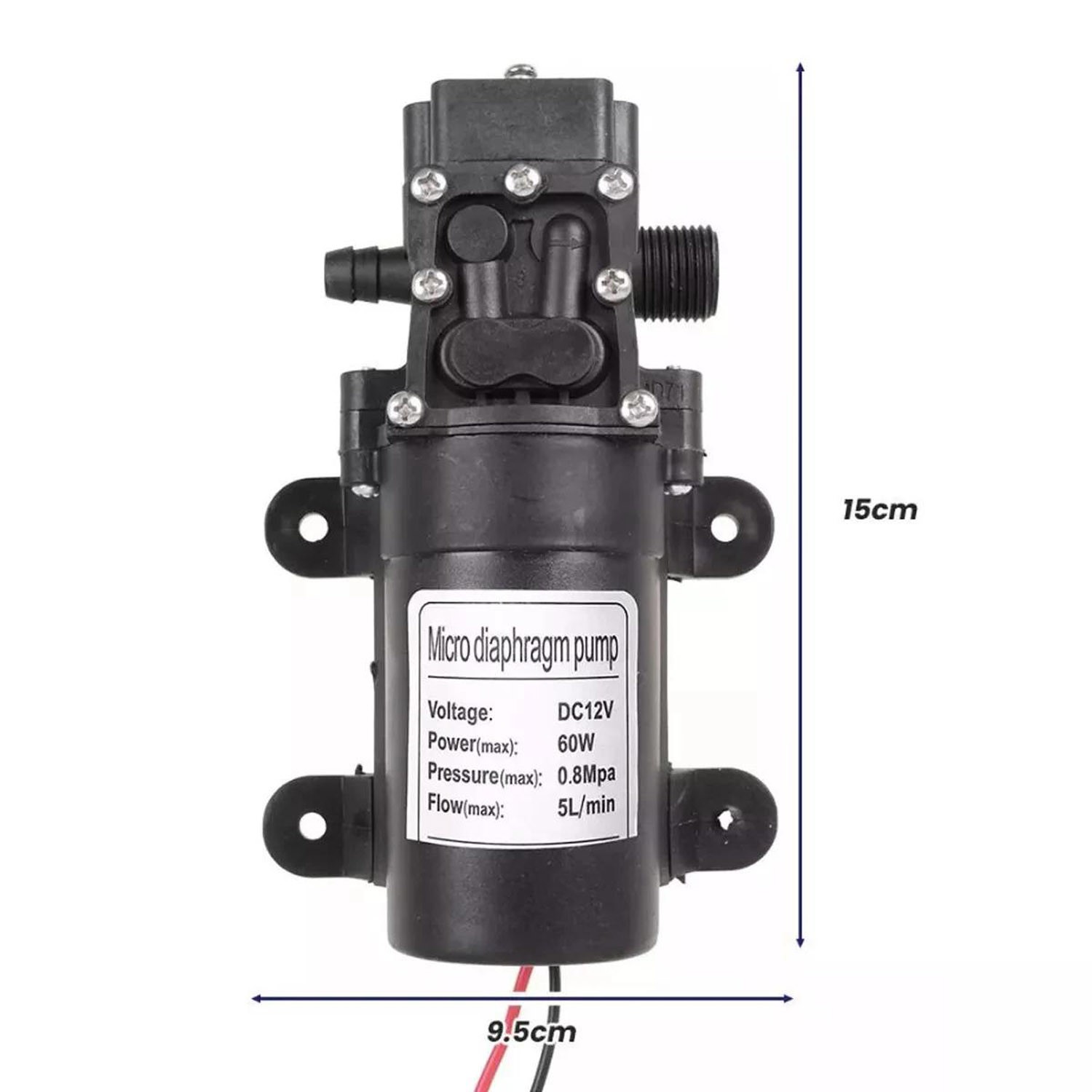 DC 12V 5L Oil Transfer Pump Fluid Extractor Suction Vacuum Change Scavenge Kit