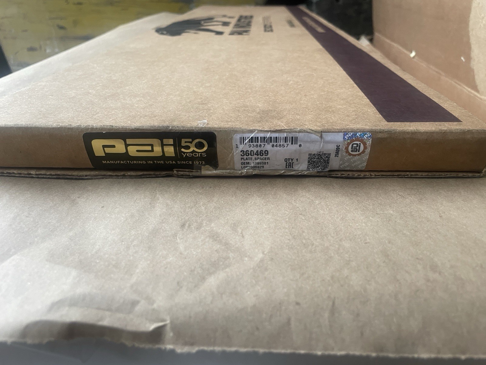 Brand new spacer plate Caterpillar 3406 335.High-quality aftermarket part by PAI