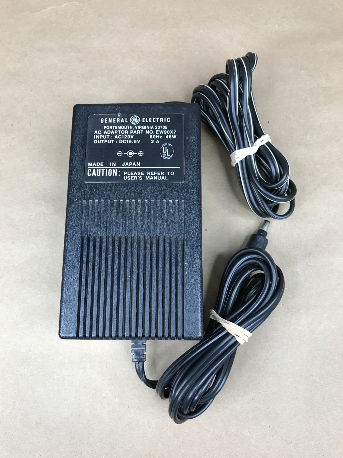 General Electric Power Supply Part Number EW90X7 15.5 Volts DC 2A – 4CM3326X