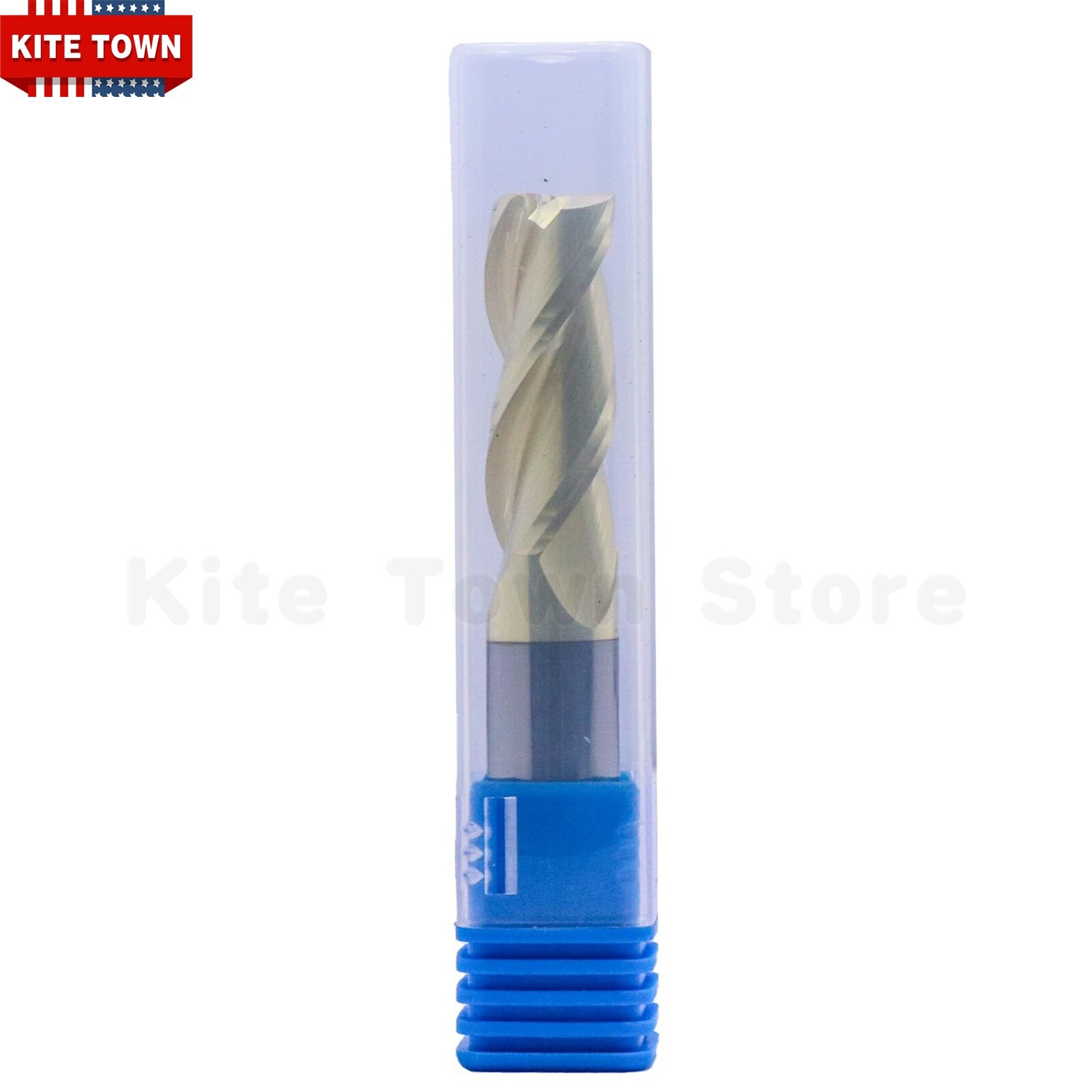 1/2″ 3 Flute 37° Helix Carbide End Mill For Aluminum – Square End – ZRN Coated