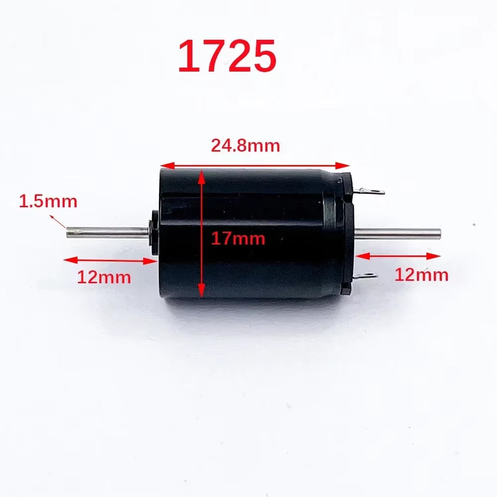 Micro 1PC 816 1015 1020 1215 1524 1725 Coreless Motor High Speed Dual-Shaft DIY