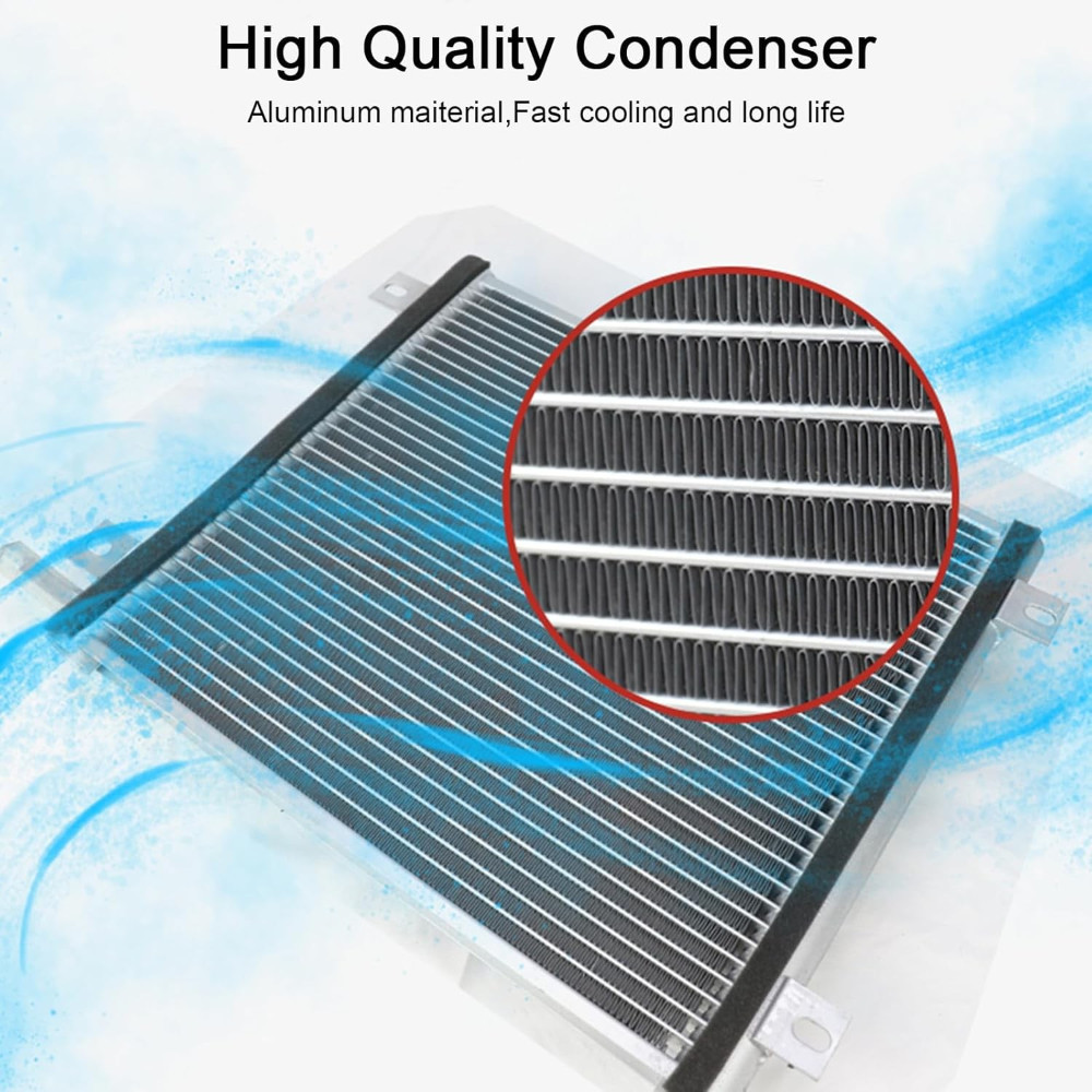 12V Truck Cab Air Conditioner Split AC Fits Semi Trucks Bus RV Caravan 11000 BTU