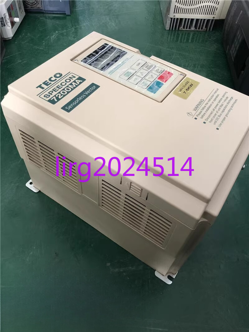 1pc used TECO 7200MA 7.5KW 380V JNTMBGBB0010AZ-U-