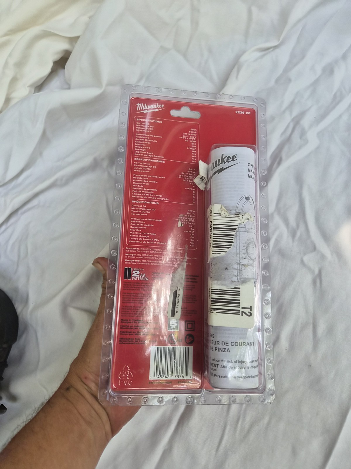 Milwaukee 2236-20 Clamp Meter for HVAC/R – Red NEW