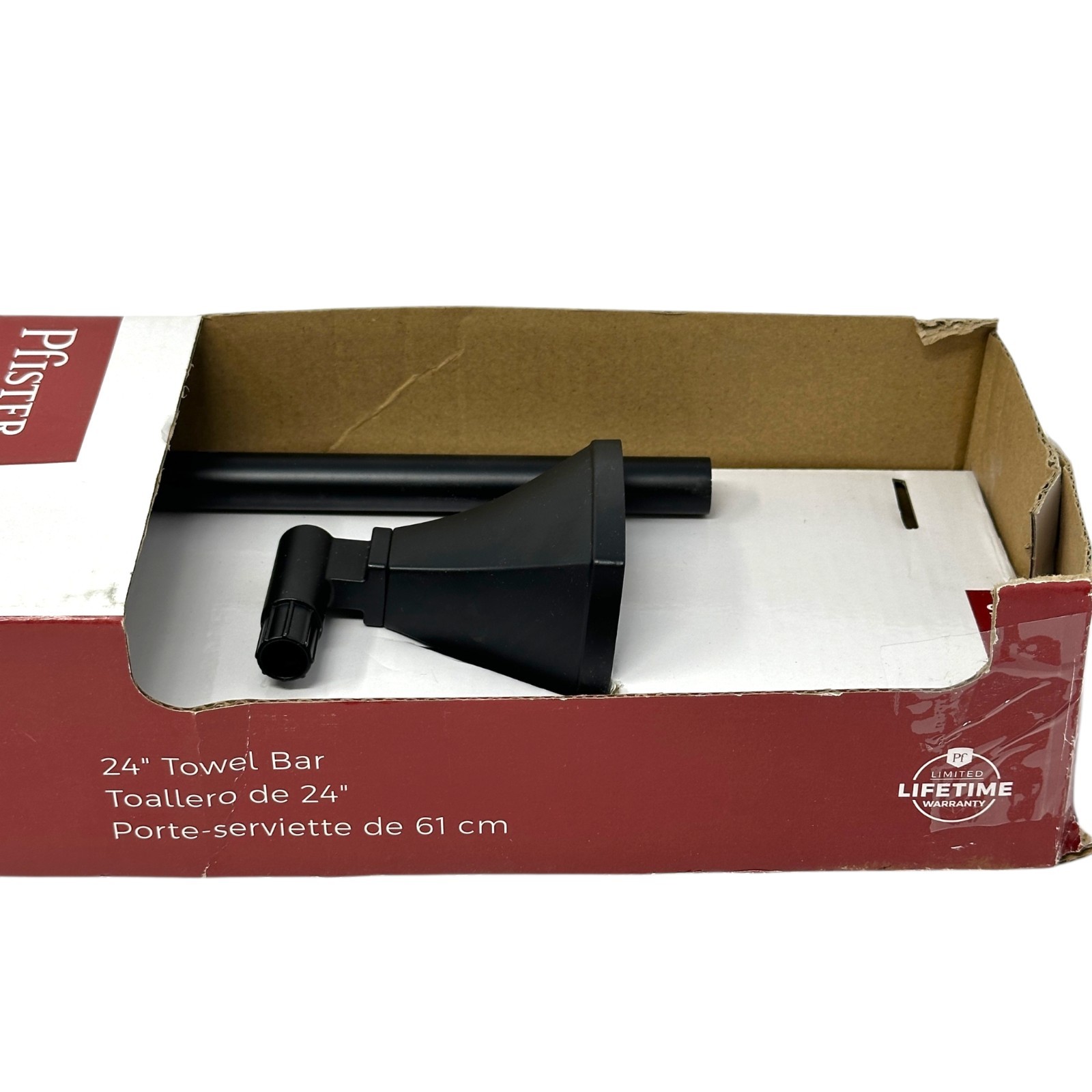 Pfister Bellance 24″ Towel Bar Matte Black BTB-BLL2B MISSING PIECE / SPARES
