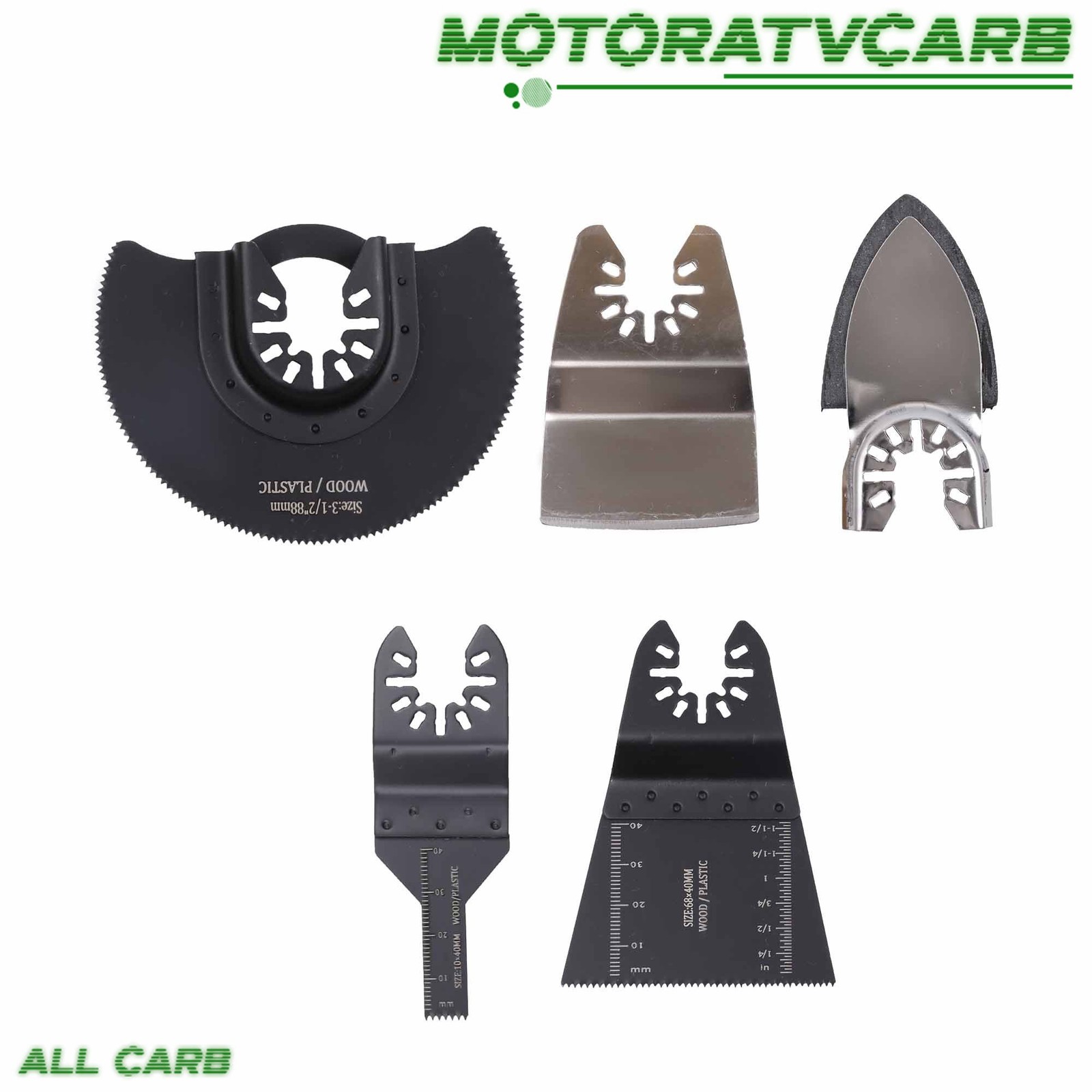 ALL-CARB 104× Oscillating Multi Tool Blade For Wood Metal Cutting and Sandpaper