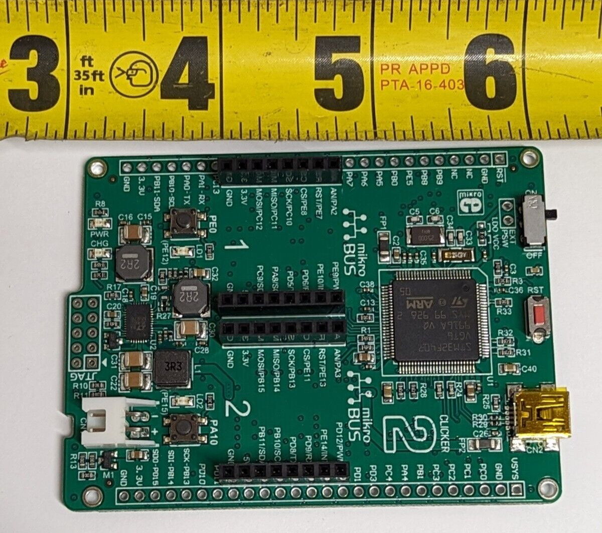 MikroElektronika Clicker 2 Seater Development Board STM32 MIKROE-1685 I2C USB