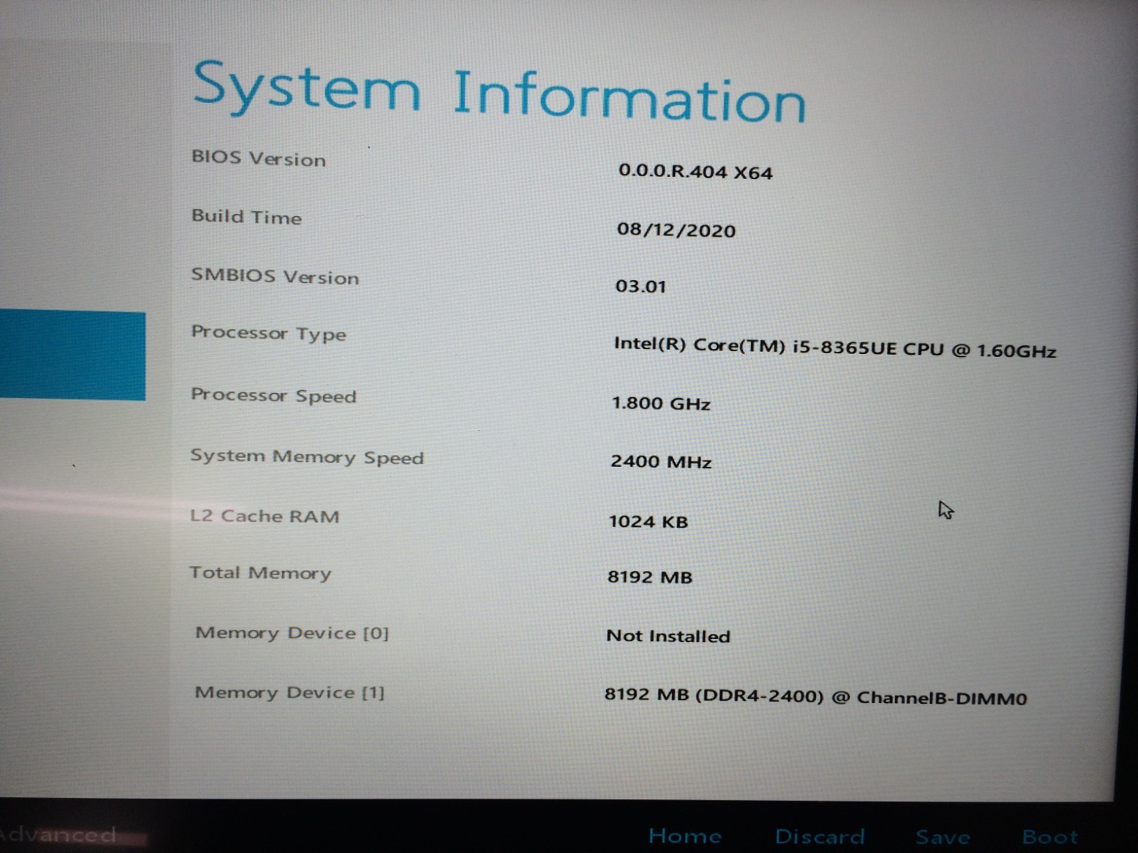 Oracle Micros Workstation 655X Intel i5-8365UE 1.8 GHz 8 GB 256 SSD Windows 10