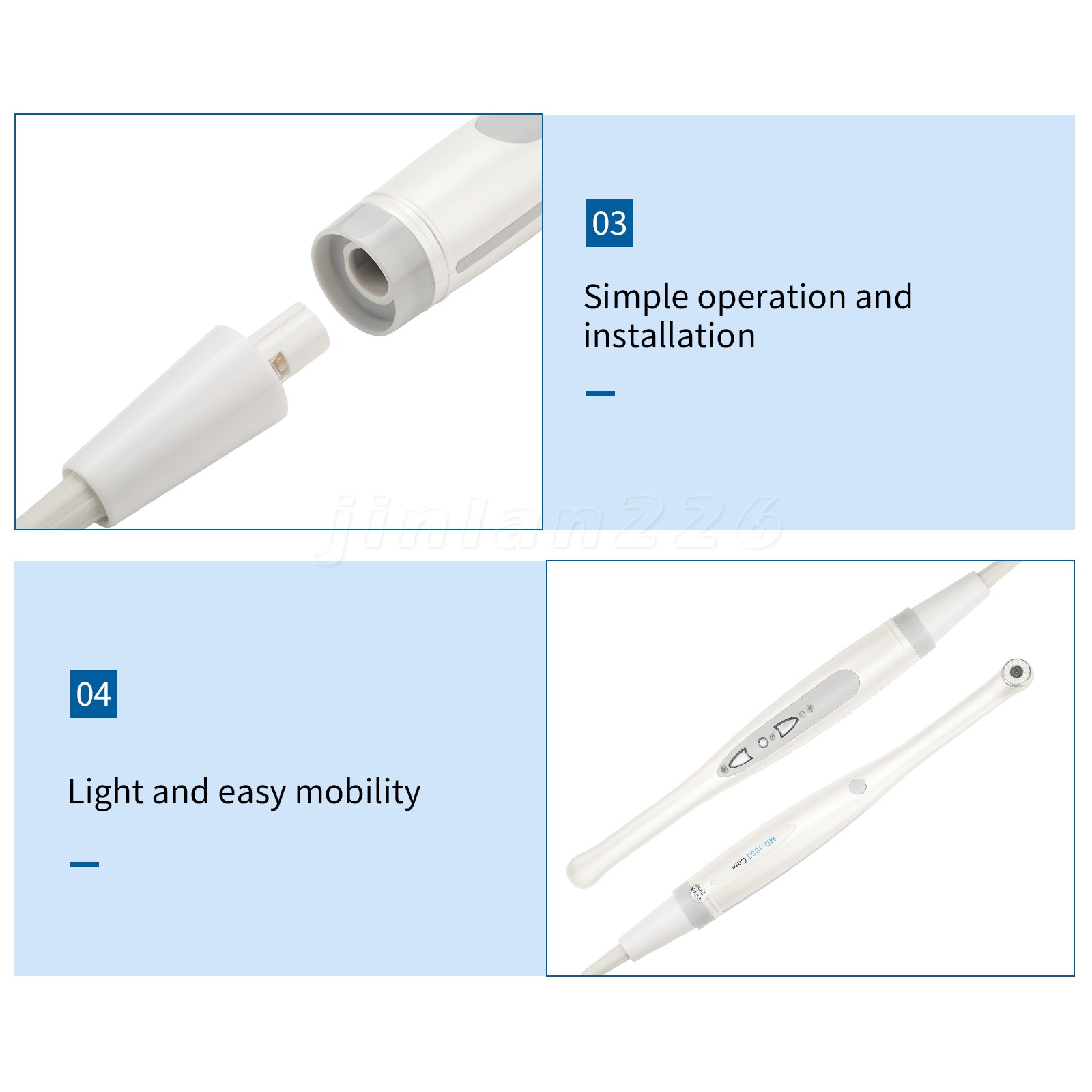 Dental HD Intraoral Camera USB Digital Imaging Work on Dexis/Eaglesoft
