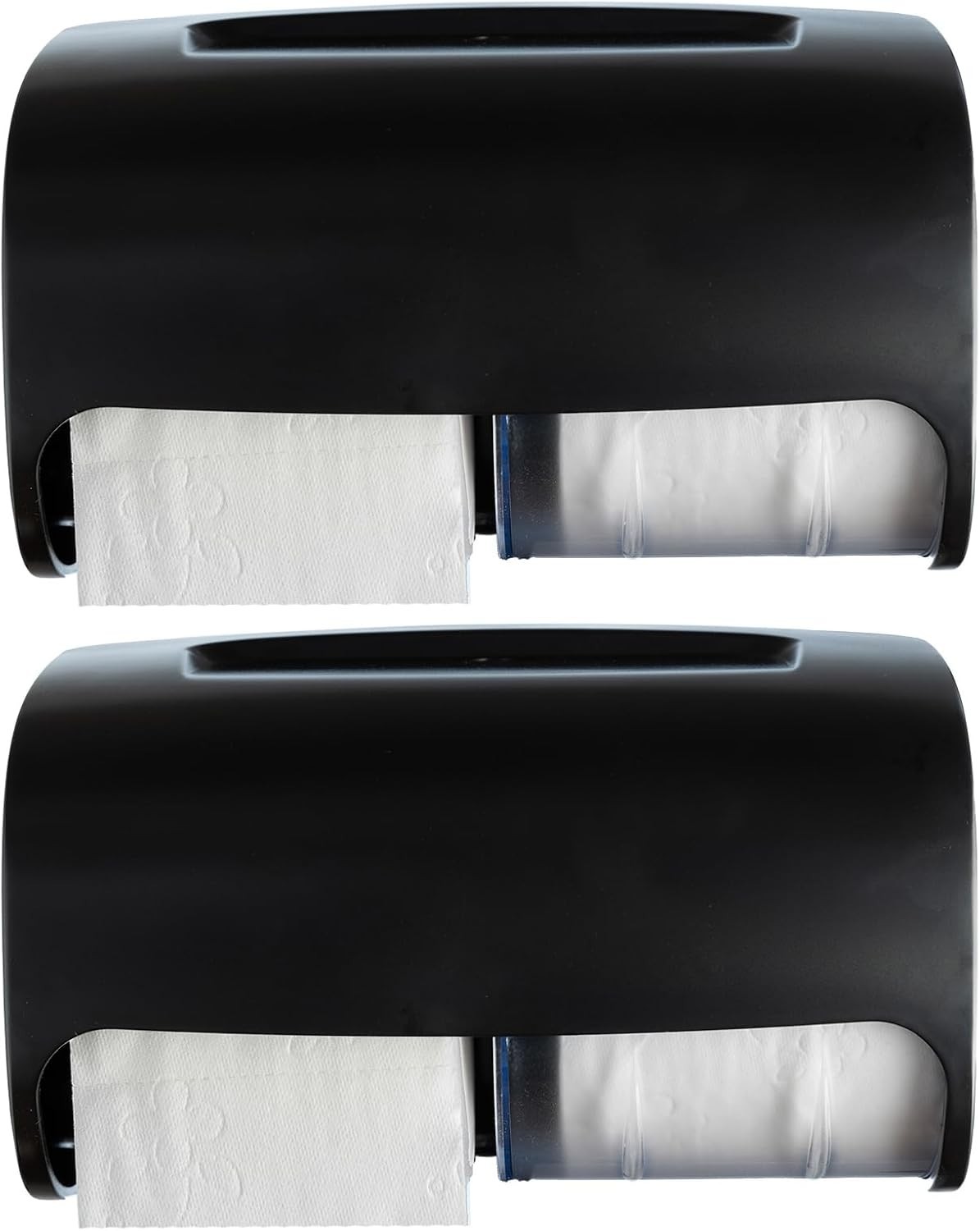 Toilet Paper Dispenser Wall Mount Double Roll Locking Commercial Bathroom Acc…
