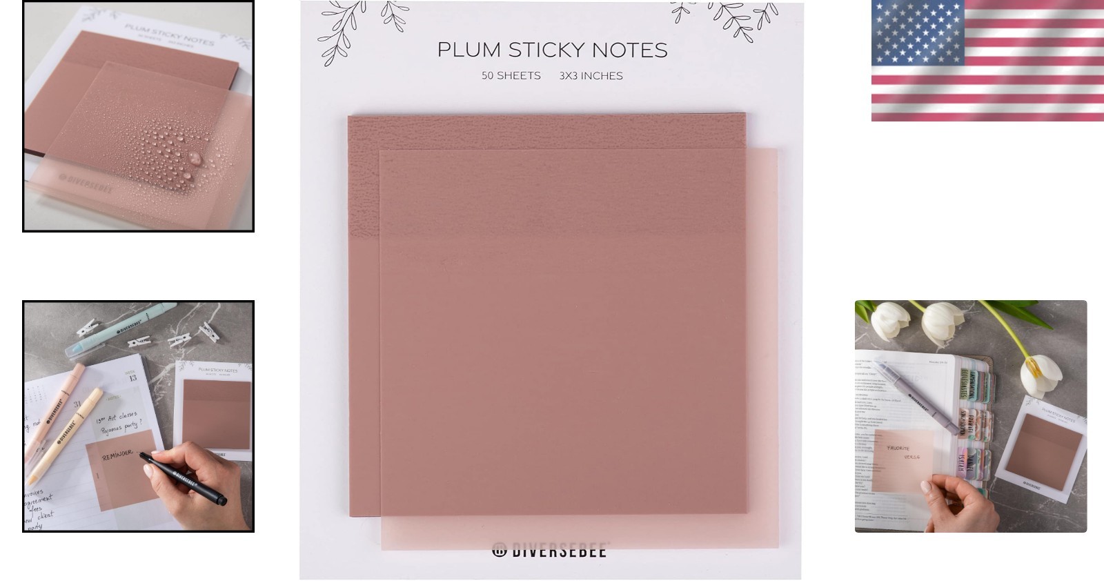 Aesthetic 50 Sheets 3×3” Clear Sticky Tabs – Ideal for Bible Journaling & More