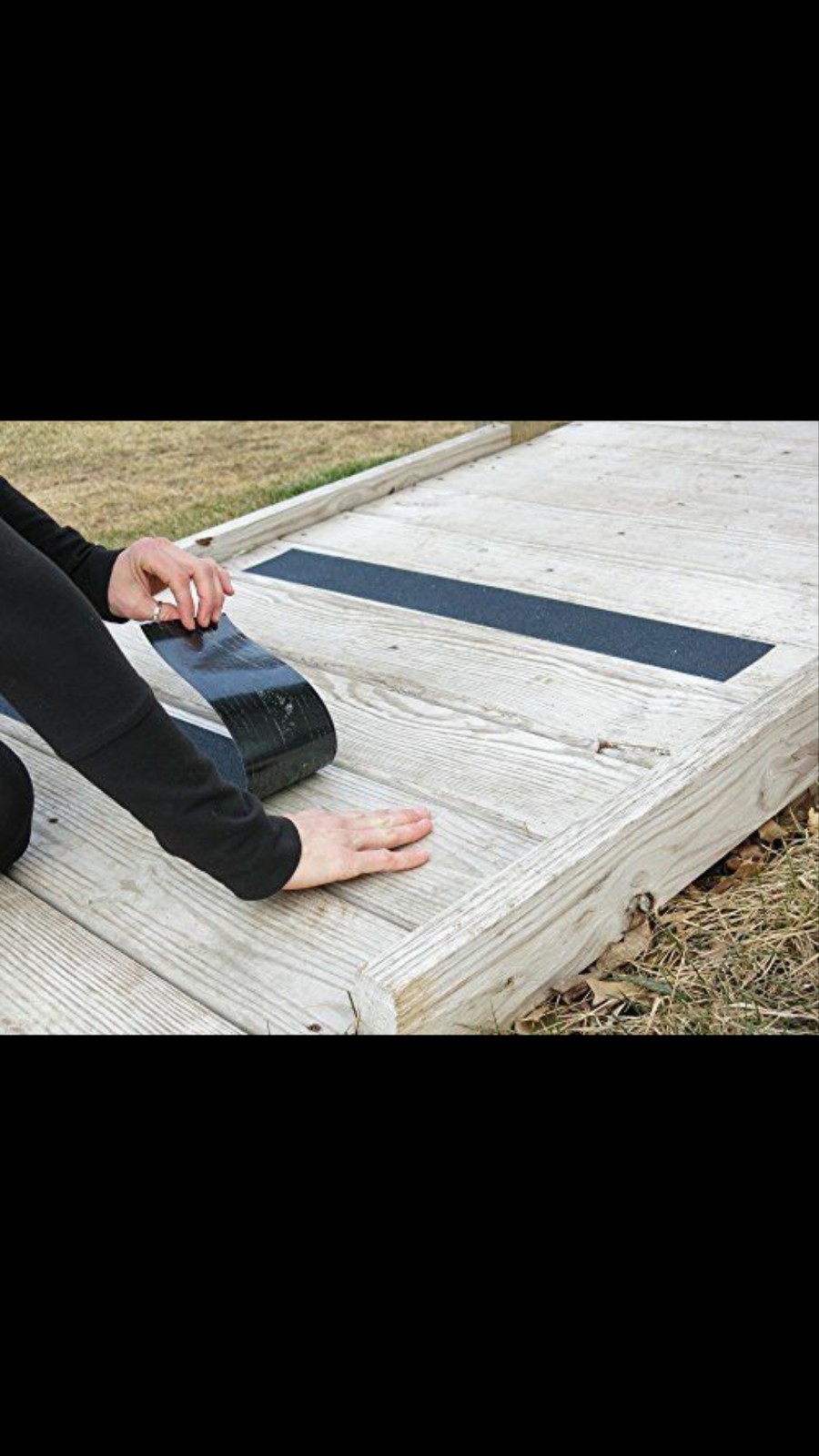 Anti Slip. Safety Grip Tape 6″ x 24″ Non Skid Tread Stair Step (USA)(6) Pieces