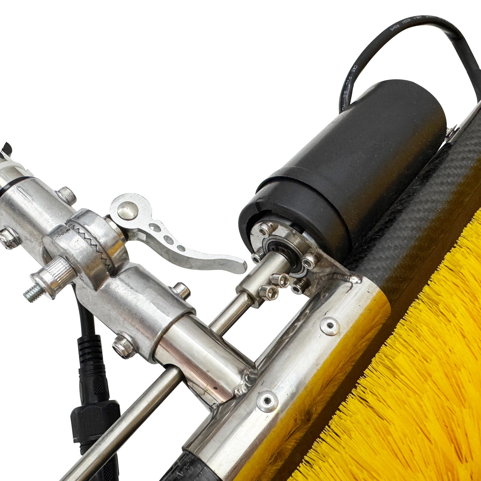 11.5FT/3.5Meters Automatic Solar Panel Cleaner Electric Roller Brush with 110V