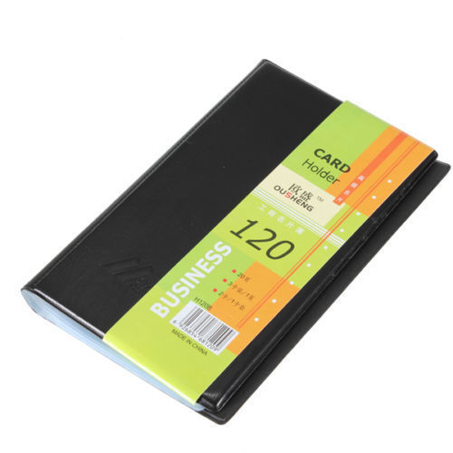 120 Cards Business Name ID Credit Card Holder Book Case Keeper Organizer