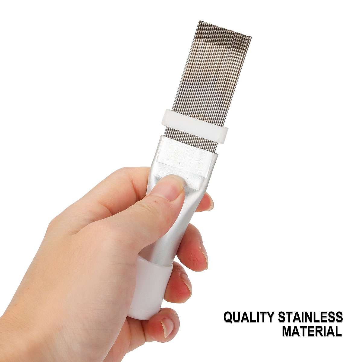 Cleaning Tool Air Conditioner Fin Repair Tool Coil Comb Condenser Brush US