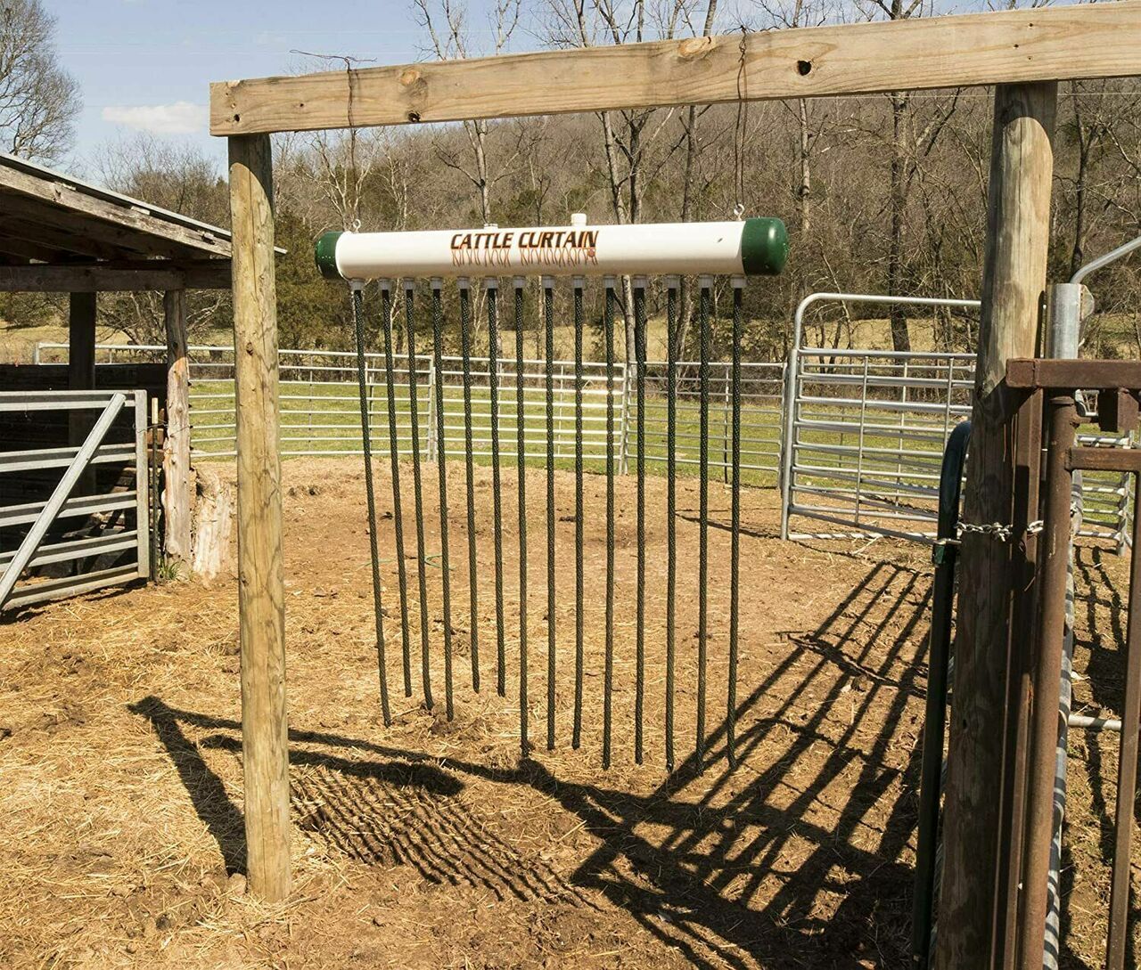 Cattle Curtain Cattle Oiler Rub Insecticide Applicator 48 Inch 4 Gallon USA