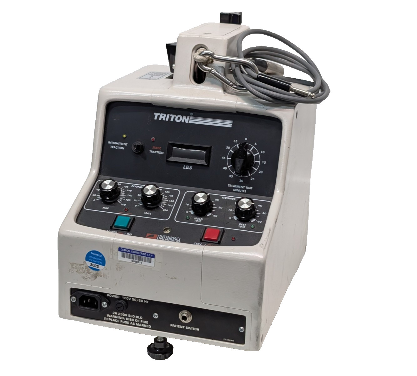 Chattanooga Group, Inc. Triton T-700 Traction Machine, 65205E, 120V, Made in USA