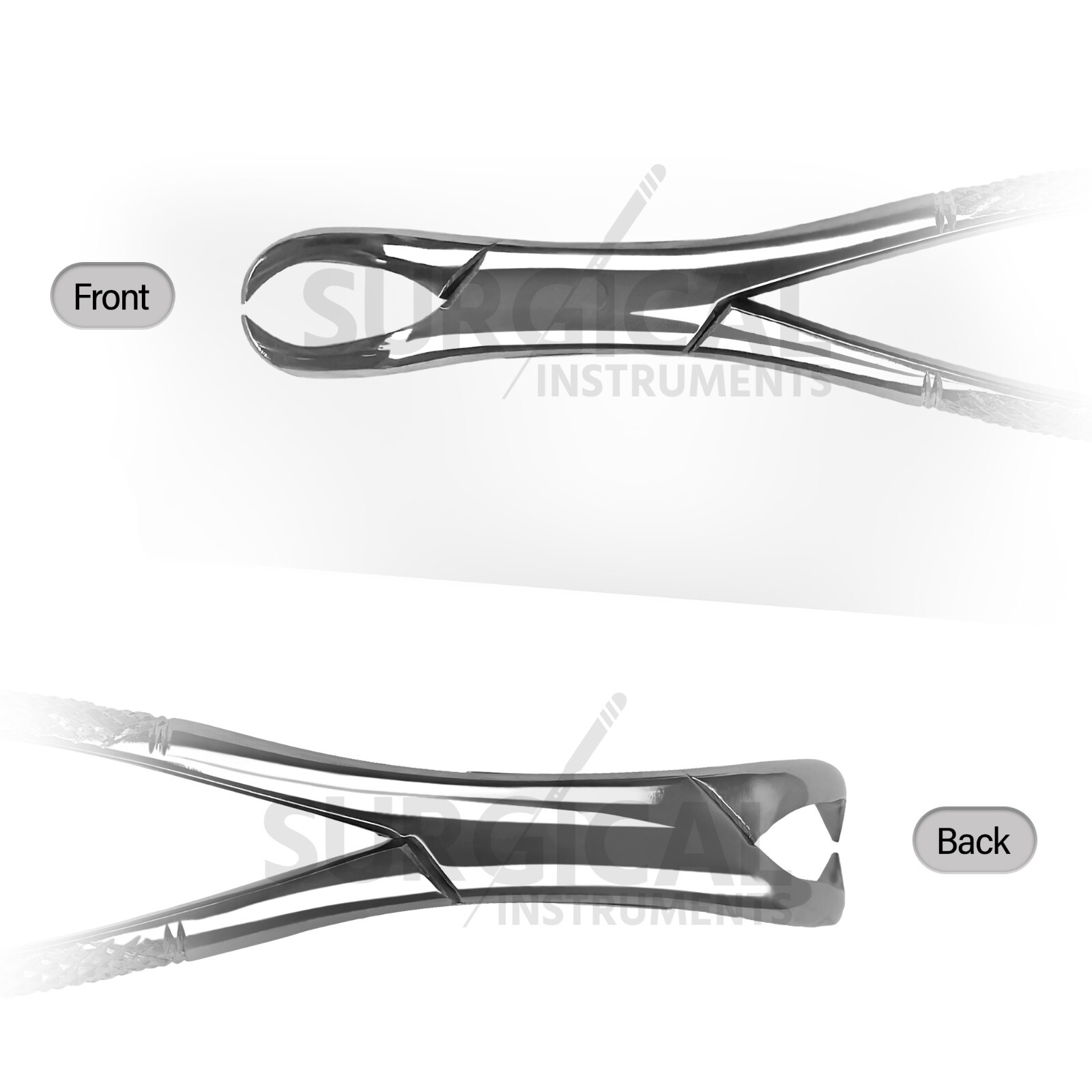 Dental Tooth Extracting Forceps #23 Cow Horn Lower Molar Stainless German Grade