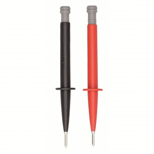 APPROVED VENDOR Test Probe: CAT III 1000V/CAT IV 600V, 1,000V AC/V DC, Black/Red