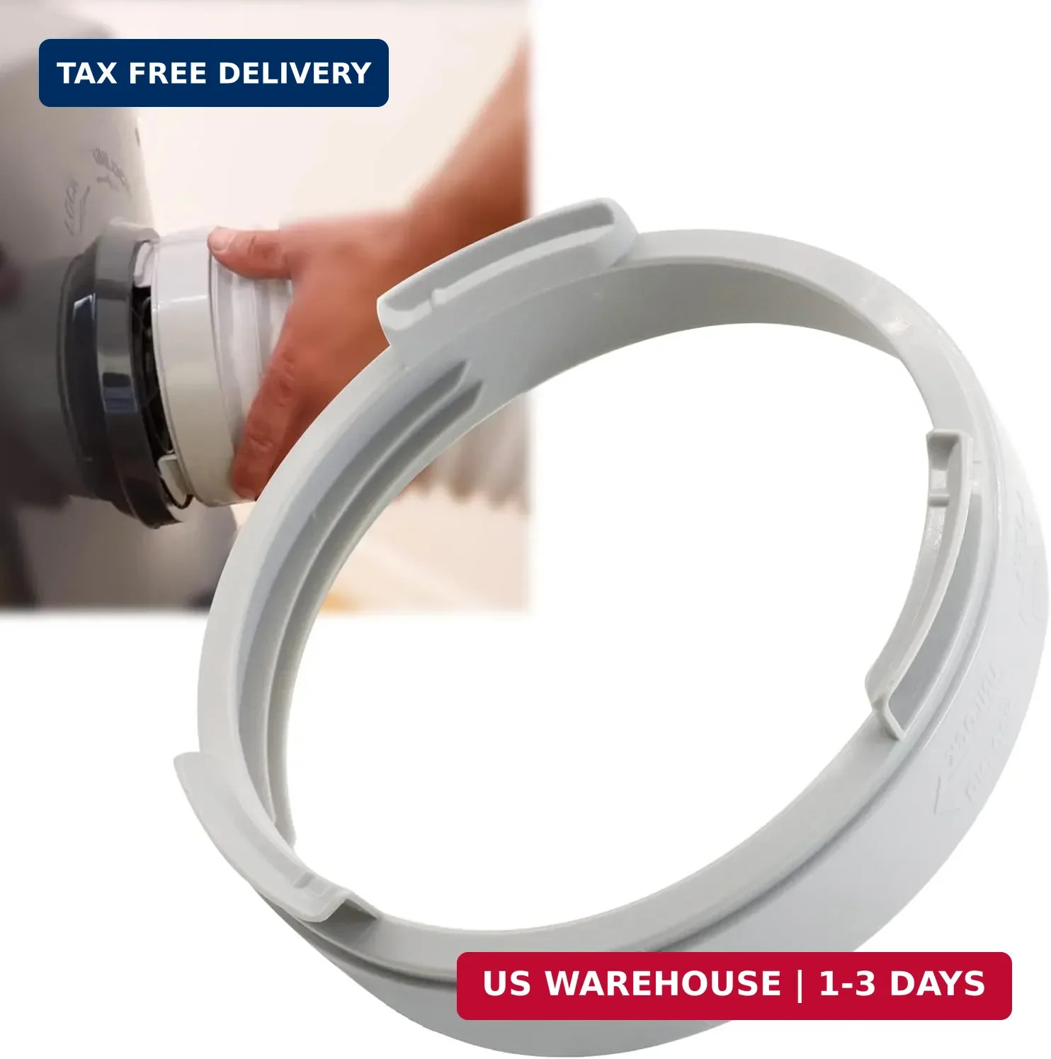 Portable Air Conditioner Exhaust Hose Coupler Window Adapter A/C Connector, 5.9