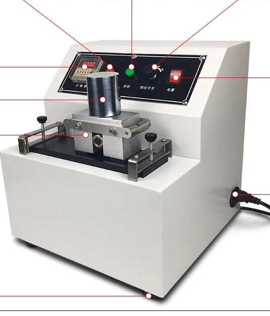 220V Printing Ink Durability Tester Printer Abraser Friction Testing Machine