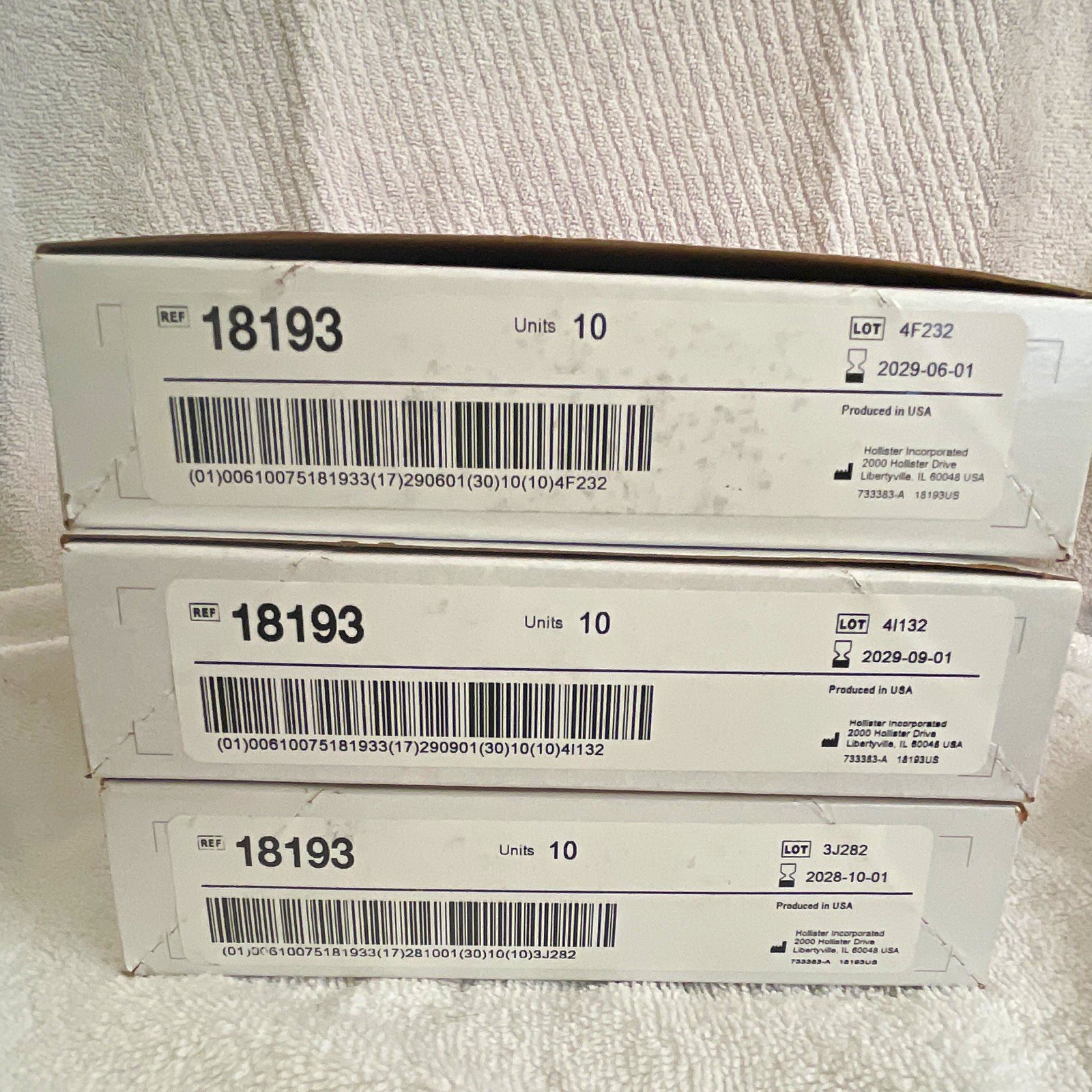 3 Box Bundle Hollister 18193 2-Piece Drainable Ostomy Pouch 2-1/4″ (57mm)