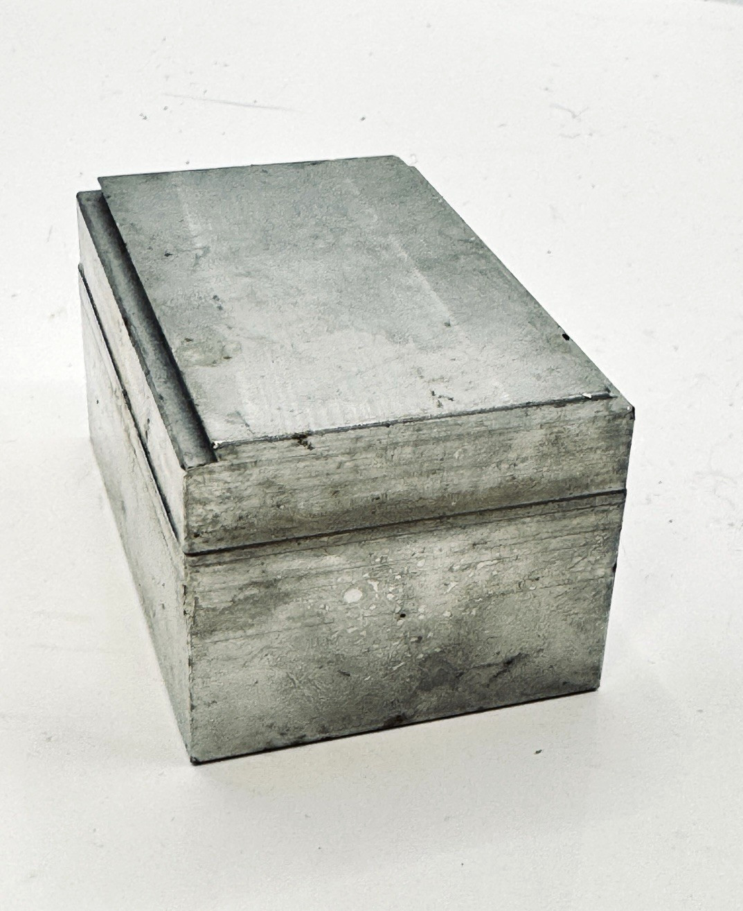 Nickel Plated Steel Slide Block 48 x 40 x 72.5mm 1.1Kg