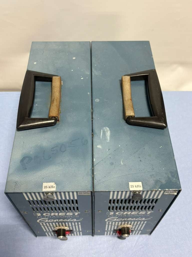 QTY 2 Crest Ultrasonics Genesis 25 KHz Tru-Sweep Ultrasonic Generator 2G-500-6