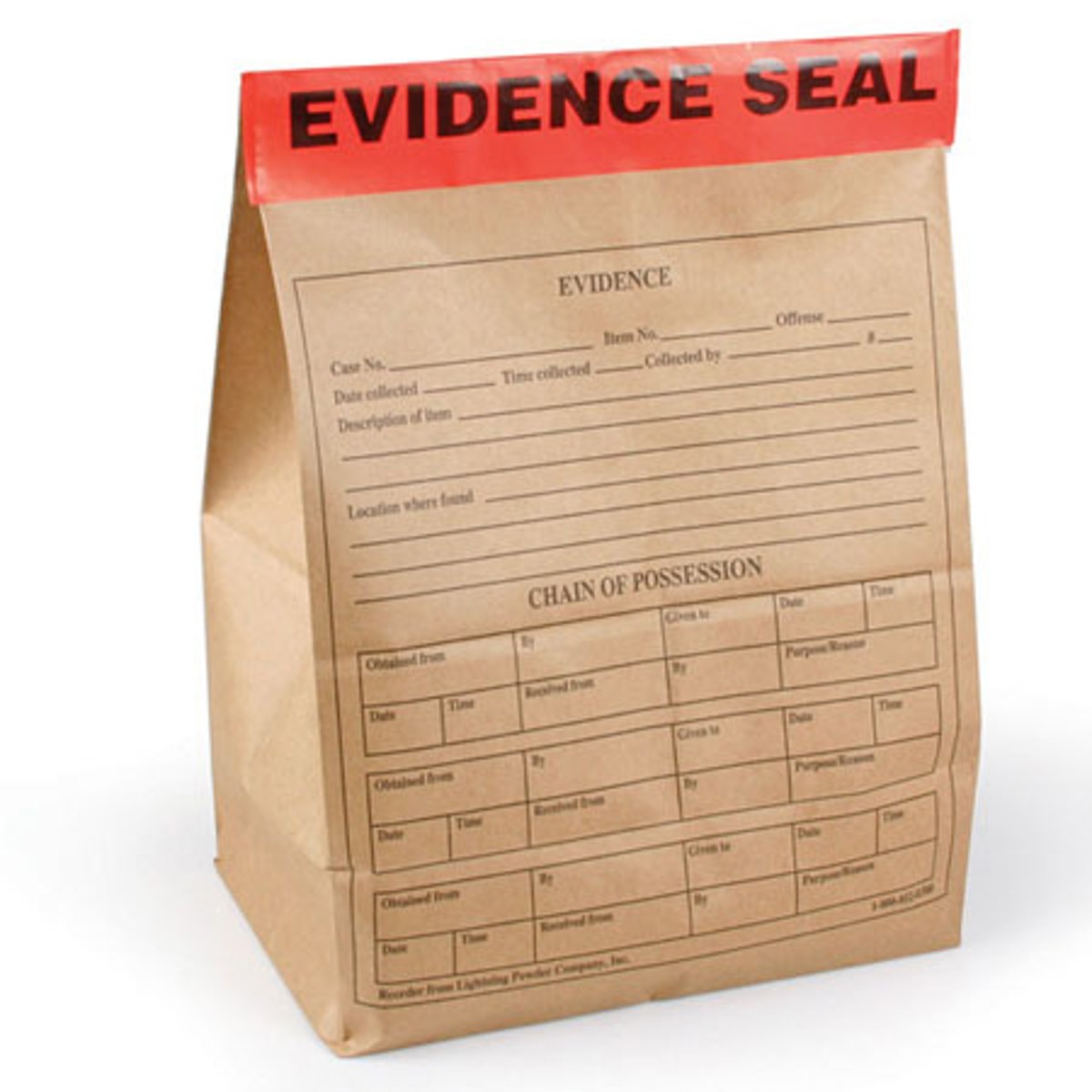 Safariland 4×12″ Extra-Large Evidence Seals, Pack of 100