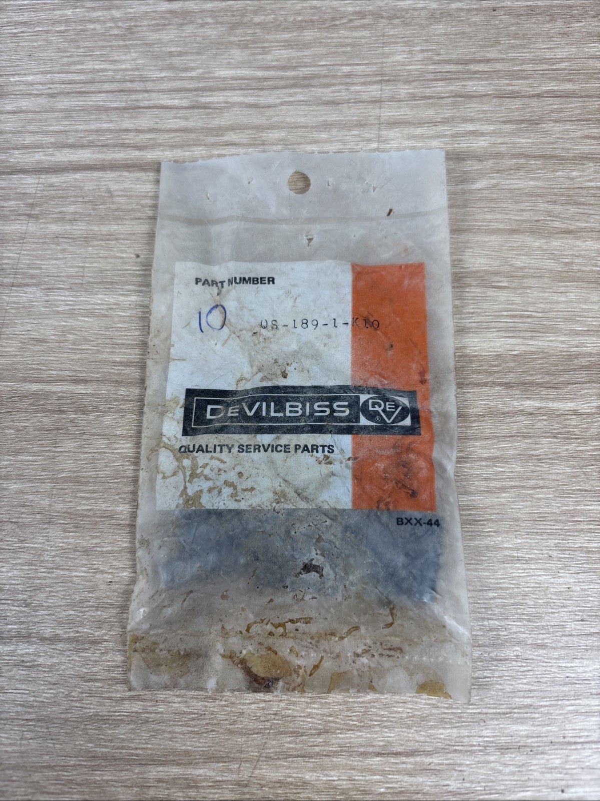 BAG OF 10 NEW DEVILBISS QS-189-1-K10 DOWEL PINS 190873