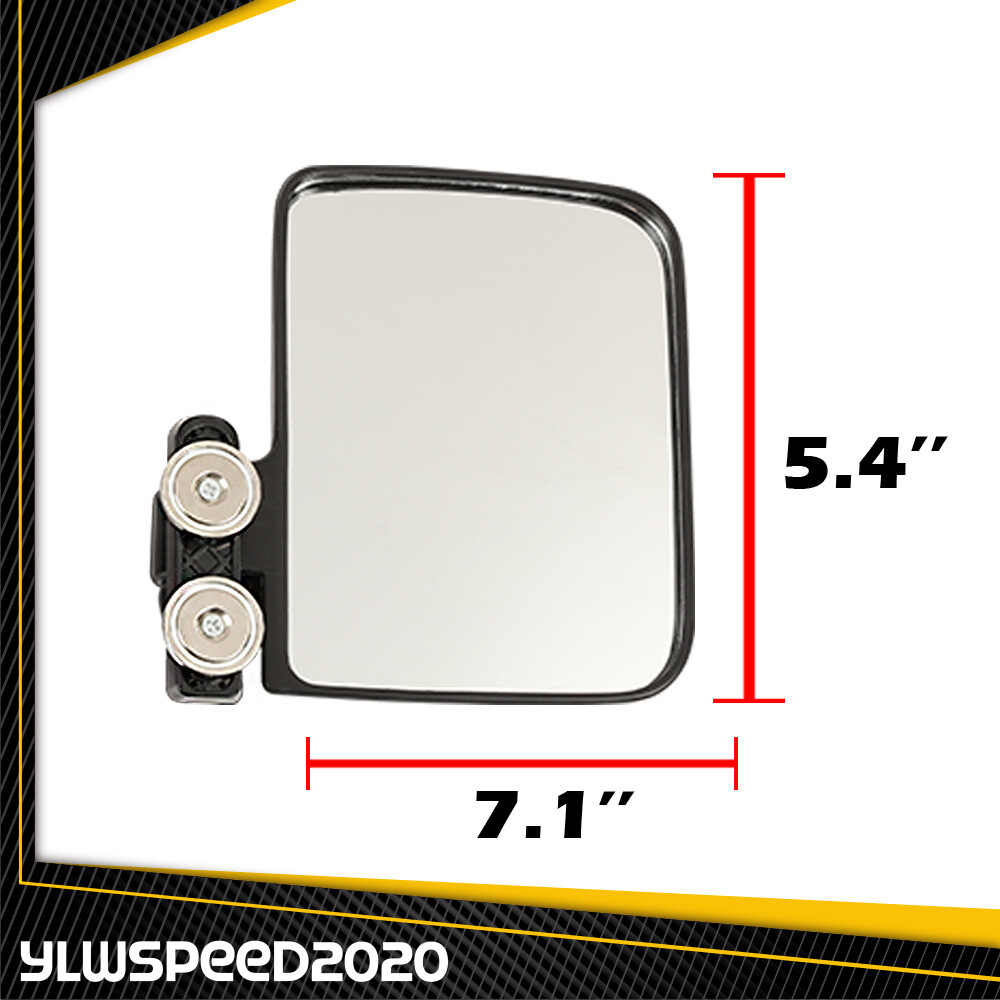 Pair 220lb Rated Magnet Tractor Side Mirror LH & RH Fit For Kubota John Deere