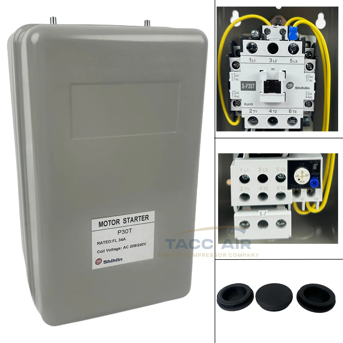 5 HP Single Phase Magnetic Starter Motor Control Switch Box 220 – 240 Volt 1 PH