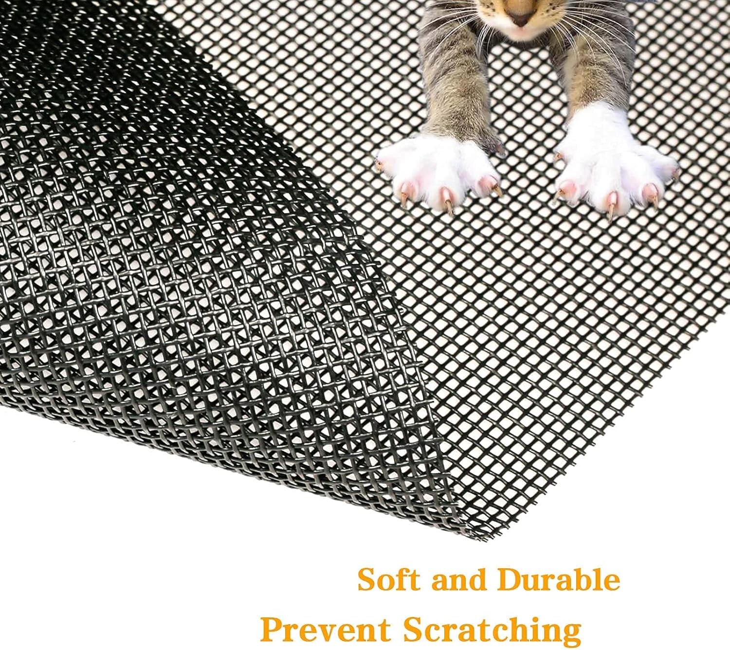 Tooltriz Pet Proof Window Screen Replacement, 48“ x 48“ x 100, Black