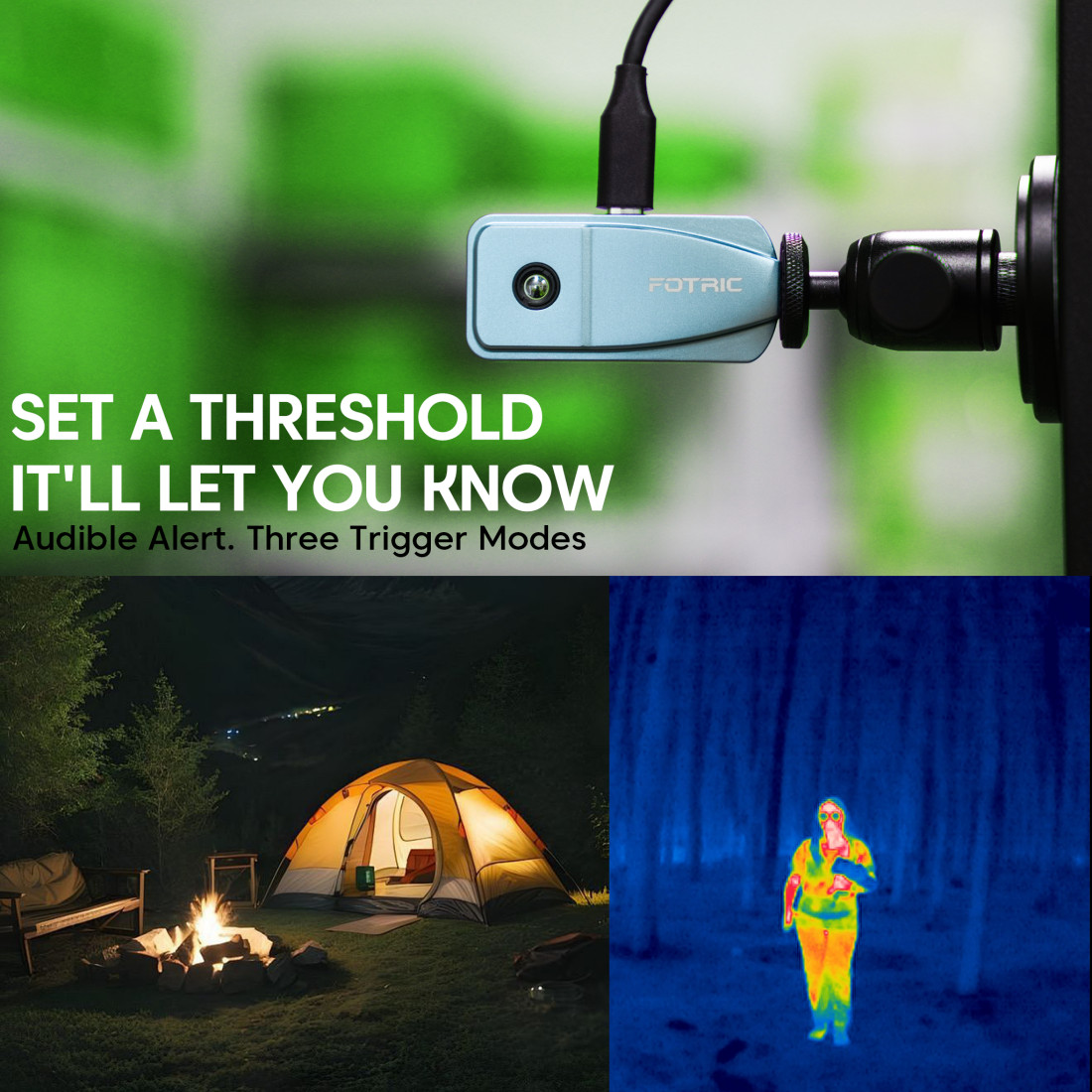 FOTRIC TP320A Thermal Imaging Camera 640×480 25Hz For Home Security Fit Android